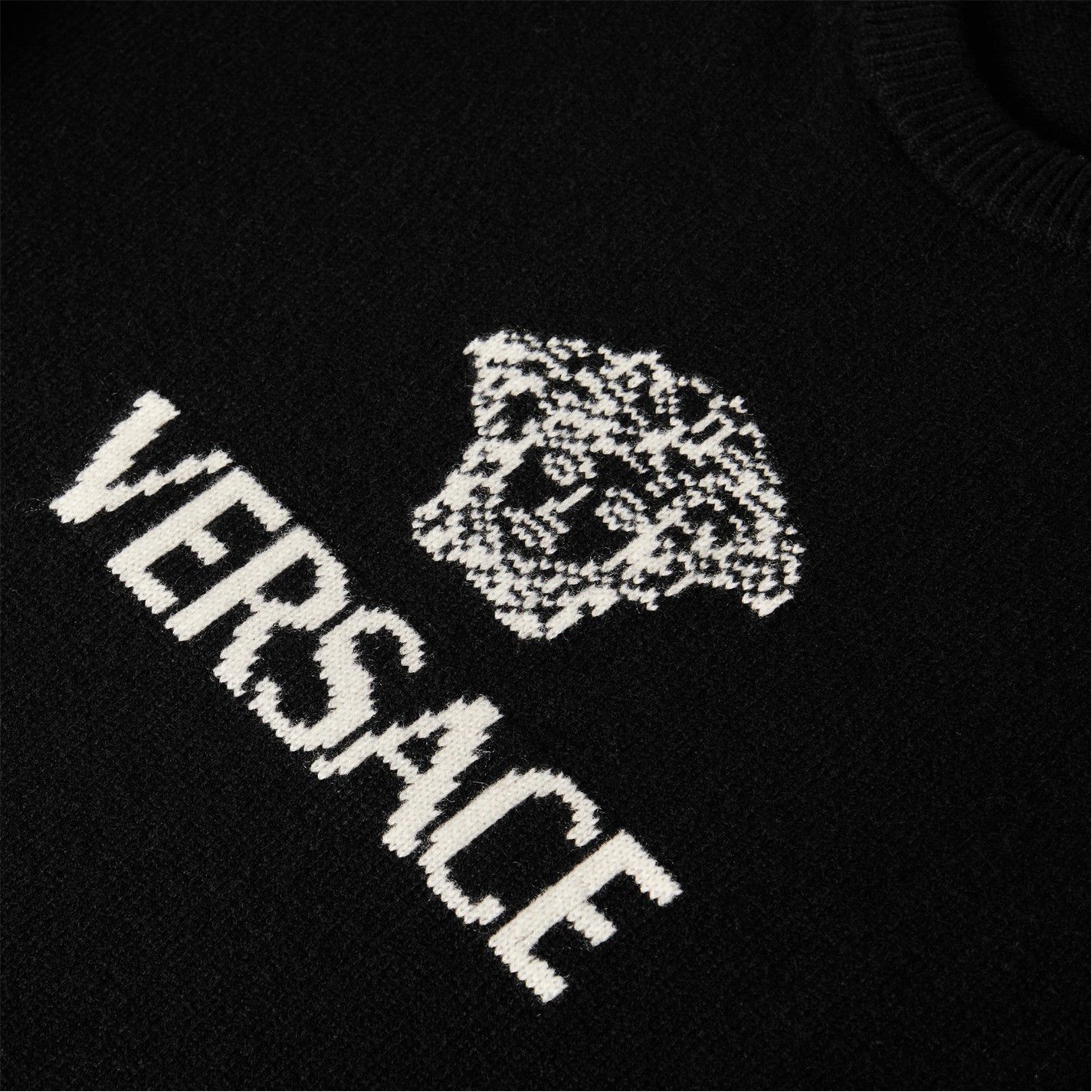 Versace o1g2r1mq0526 Medusa Crew Neck Jumper in Black Size US XL / EU 56 / 4 - 4 Thumbnail