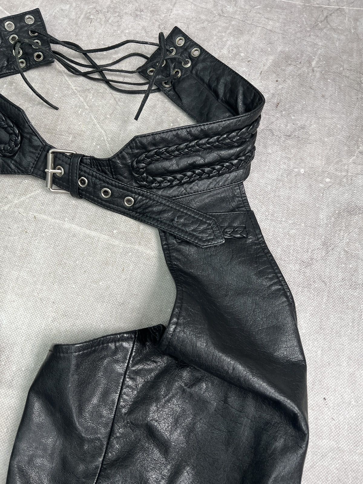 Harley Davidson Leather Moto Harley Davidson y2k Comme des garçons style Size US 32 / EU 48 - 7 Thumbnail