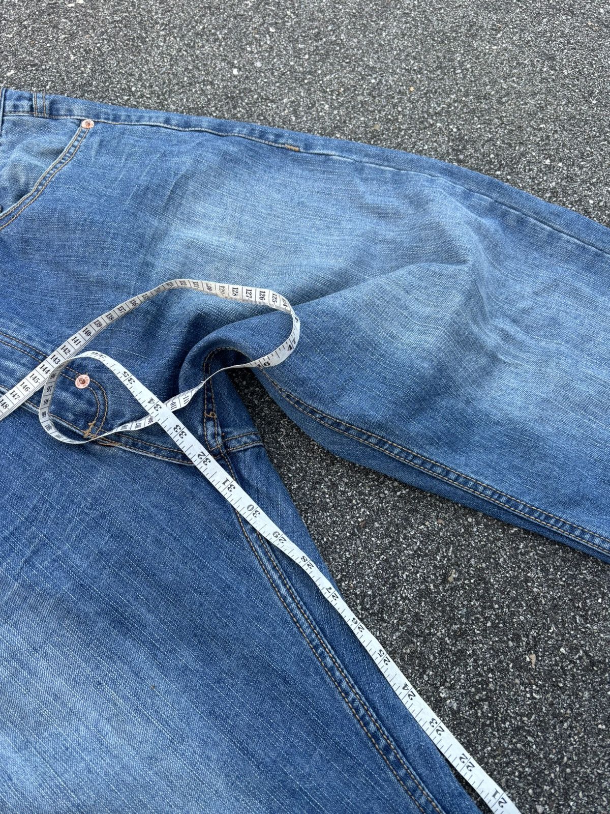 Coogi × Vintage Y2K baggy Coogi jeans 38x32 embroidered wide-leg blue denim Size US 38 / EU 54 - 4 Thumbnail