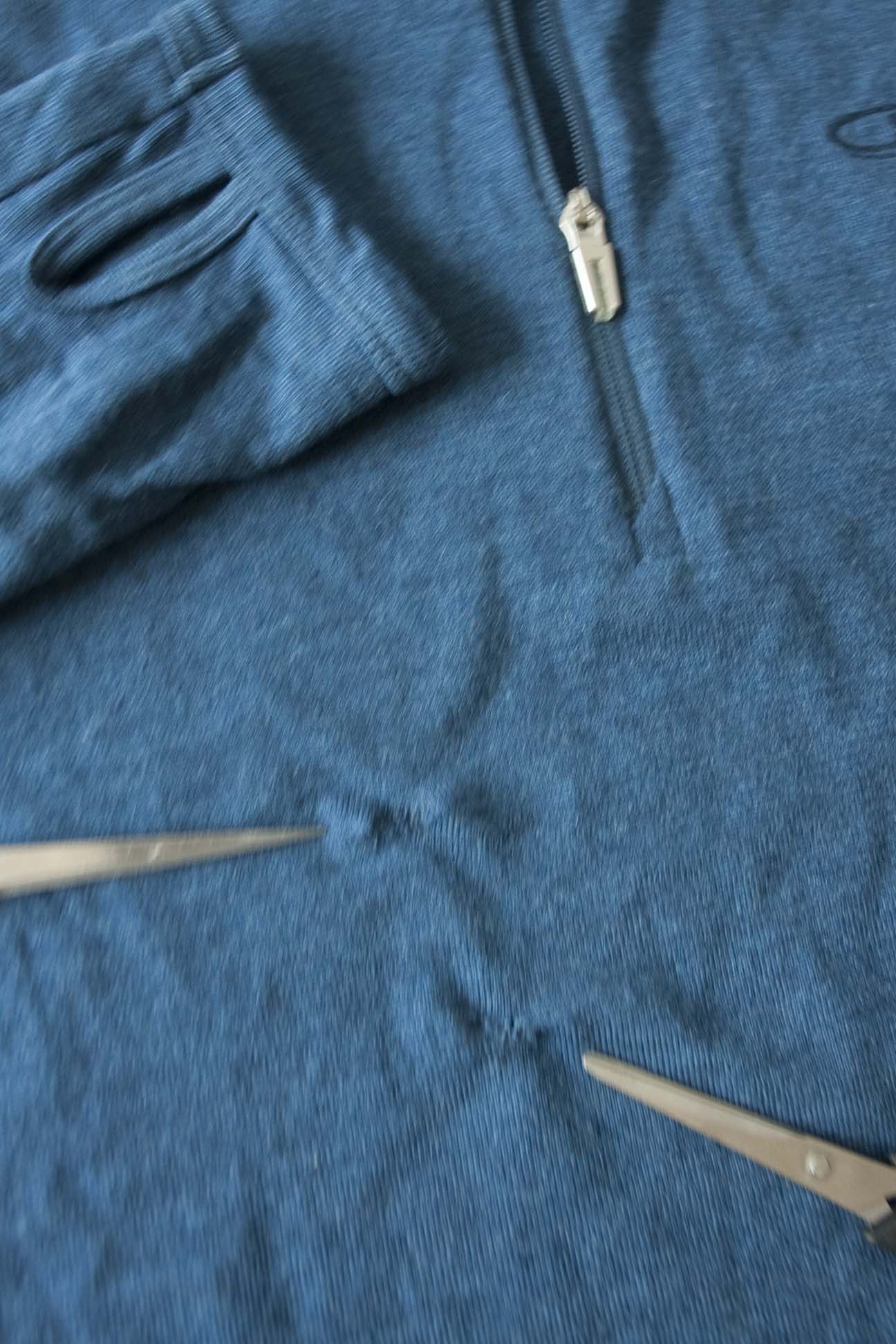 Icebreaker Icebreaker Sweater 1/3 Zip Size M Blue Distressed Size US M / EU 48-50 / 2 - 3 Thumbnail