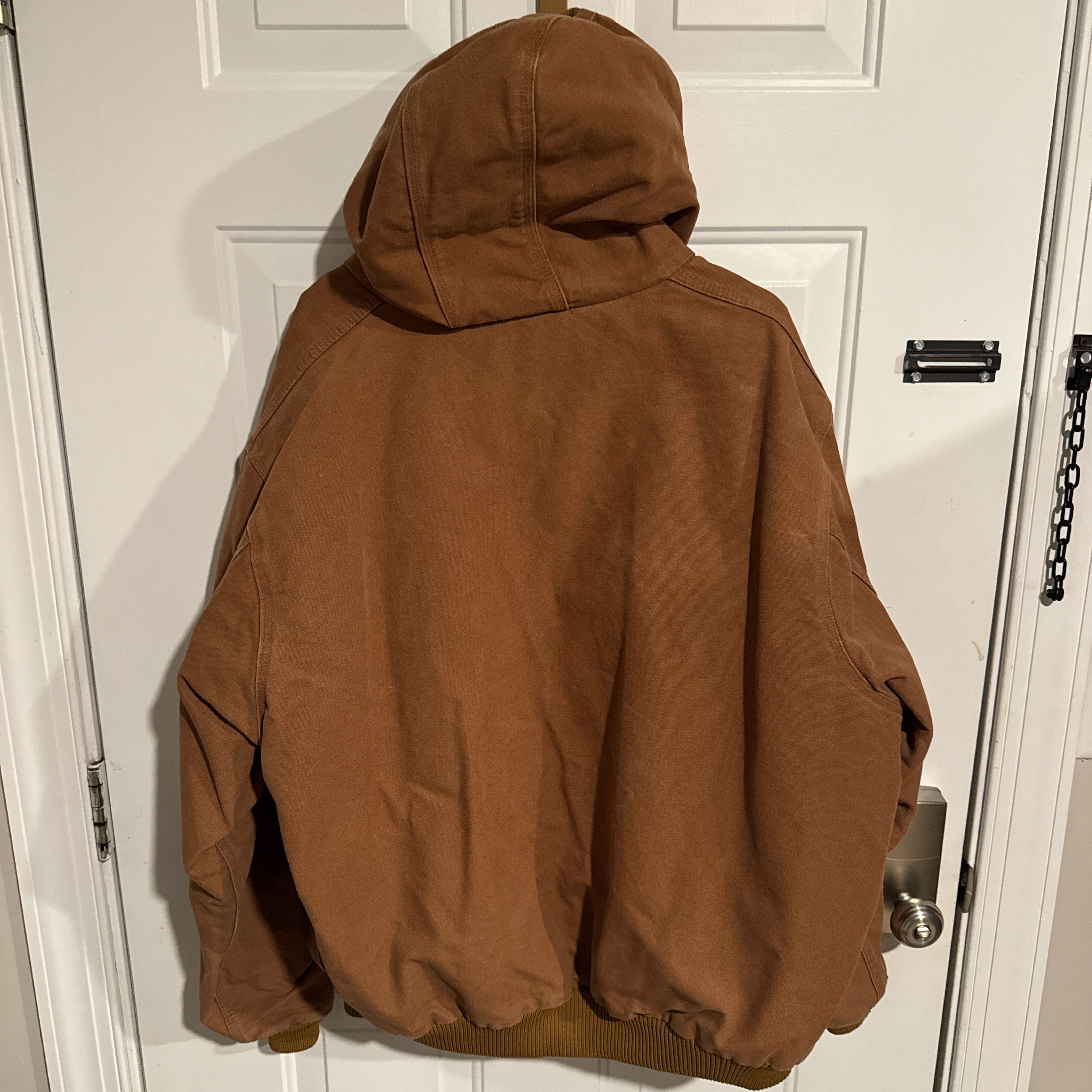 Carhartt 2XL Carhartt Brown Hooded Work Jacket Size US XXL / EU 58 / 5 - 4 Thumbnail