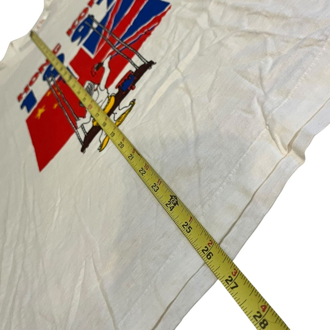 Vintage VINTAGE Hong Kong / UK '97 Mid Sleeve T Shirt Size US L / EU 52-54 / 3 - 3 Thumbnail