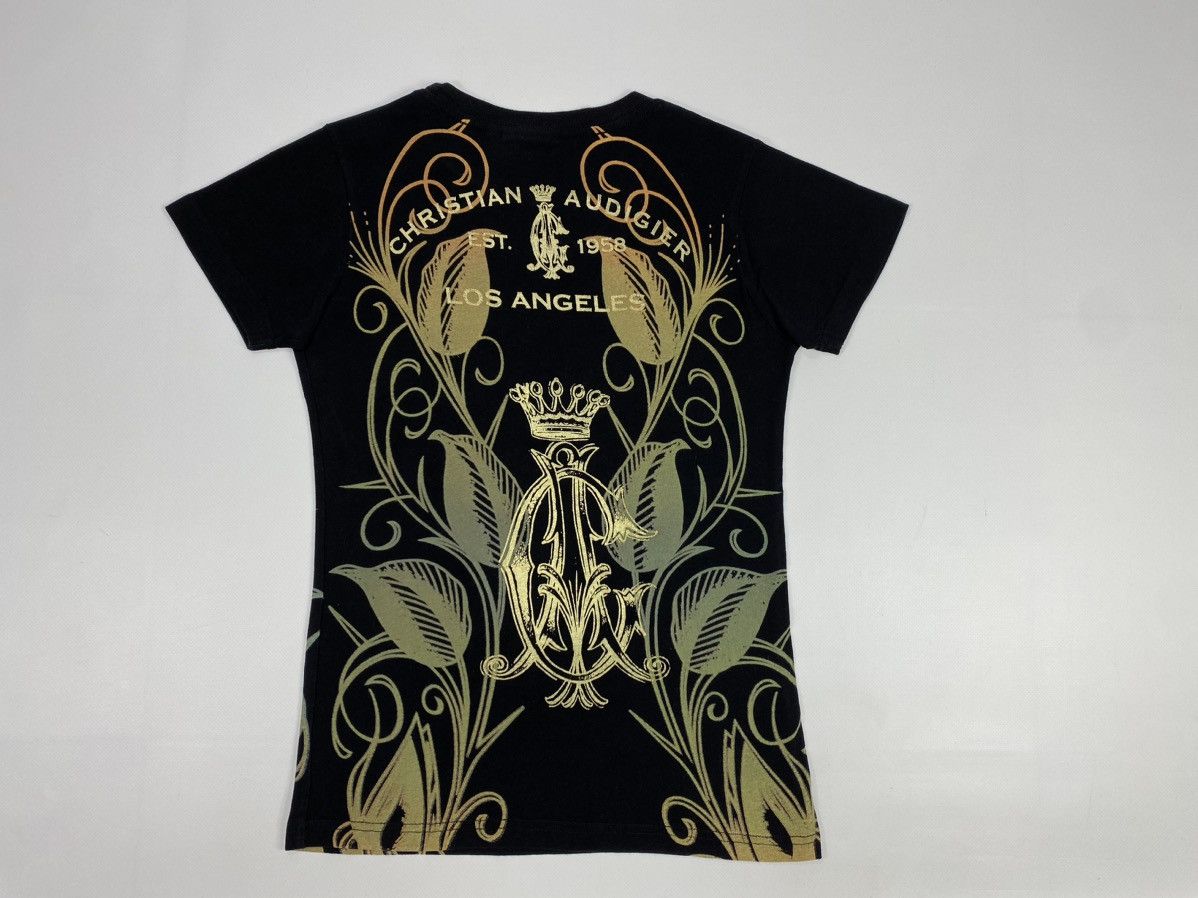 Christian Audigier 🔥LASTDROP🔥 Y2K Christian Audigier Skull Rhinestones T-shirt Size M / US 6-8 / IT 42-44 - 10 Thumbnail
