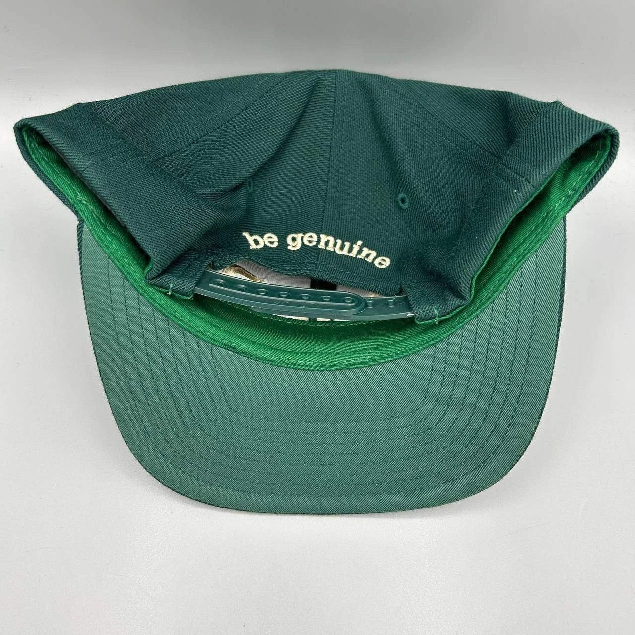 Yupong MGFD Be Genuine Hat Men Green Embroidered Snap Back Cap Size ONE SIZE - 5 Thumbnail