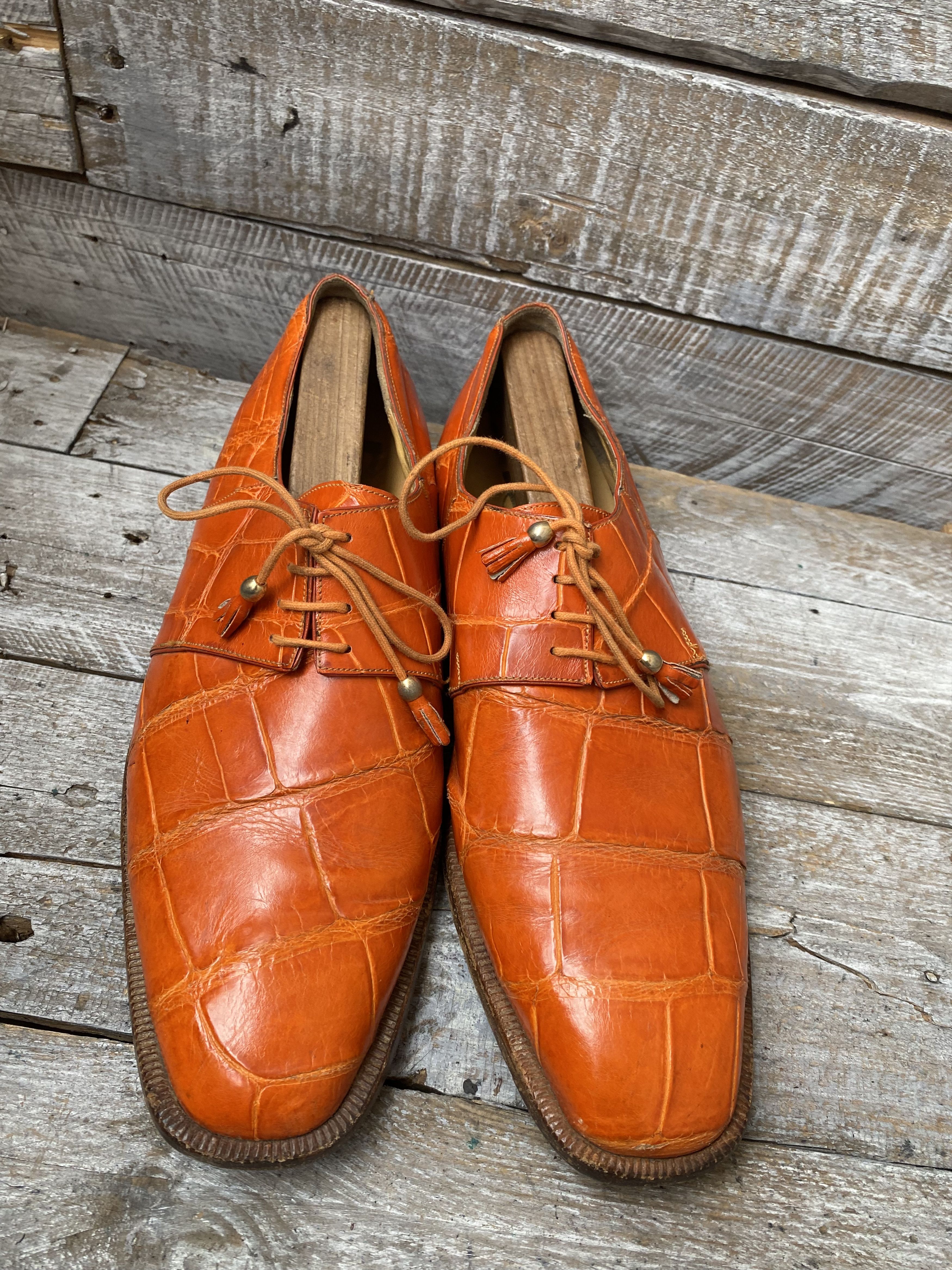 Mauri Mauri oxford exotic crocodile leather sz 11.5 Size US 11.5 / EU 44-45 - 10 Thumbnail