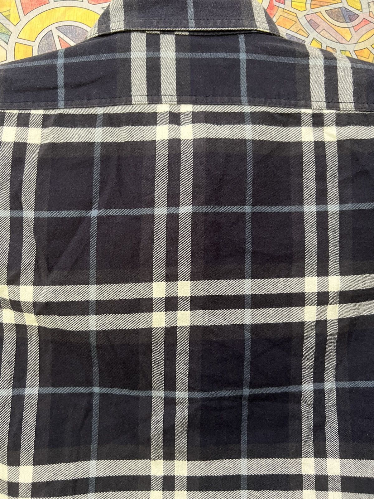 Burberry Burberry Somerton Nova Check Long Sleeve Shirt Men's Small Size US S / EU 44-46 / 1 - 15 Thumbnail
