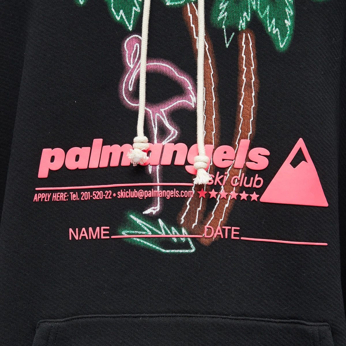 Palm Angels o1y0325 Logo Hoodie in Black Size US XS / EU 42 / 0 - 2 Thumbnail