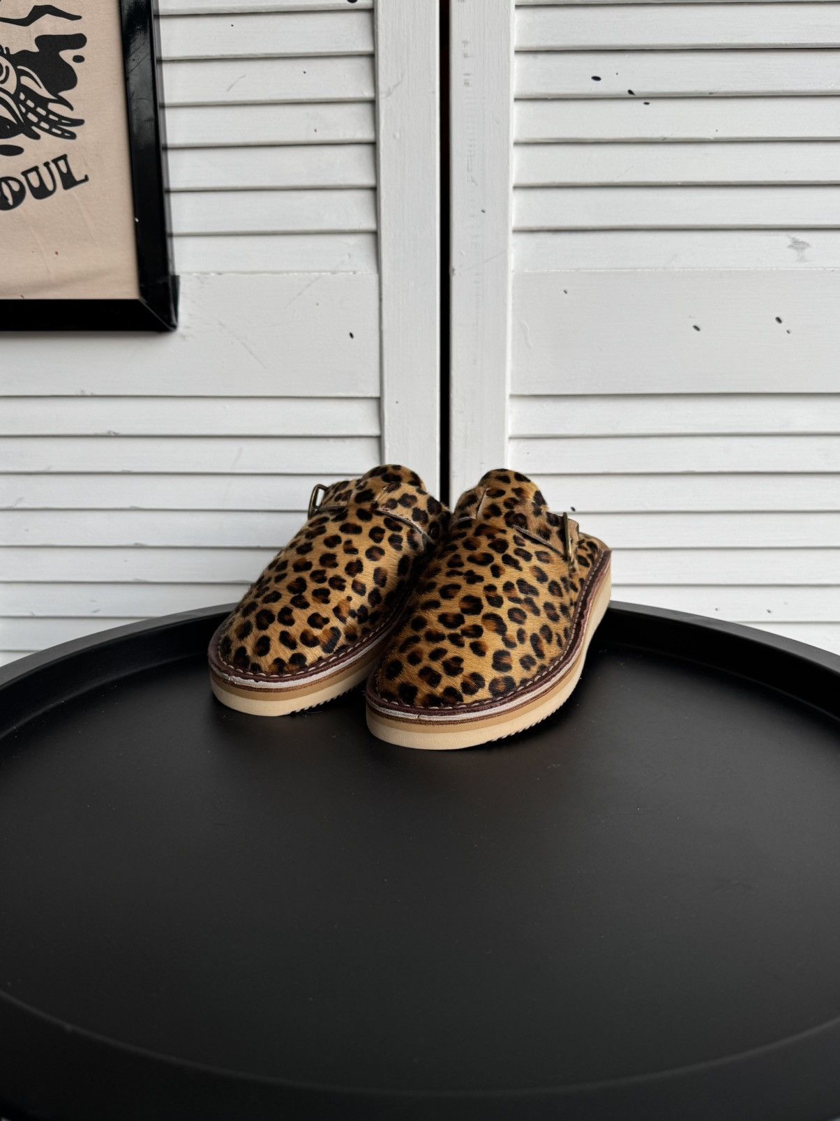 Fracap YMC X FRACAP Calfskin Pony Hair Mules - Leopard Print Size US 6 / IT 36 - 4 Thumbnail