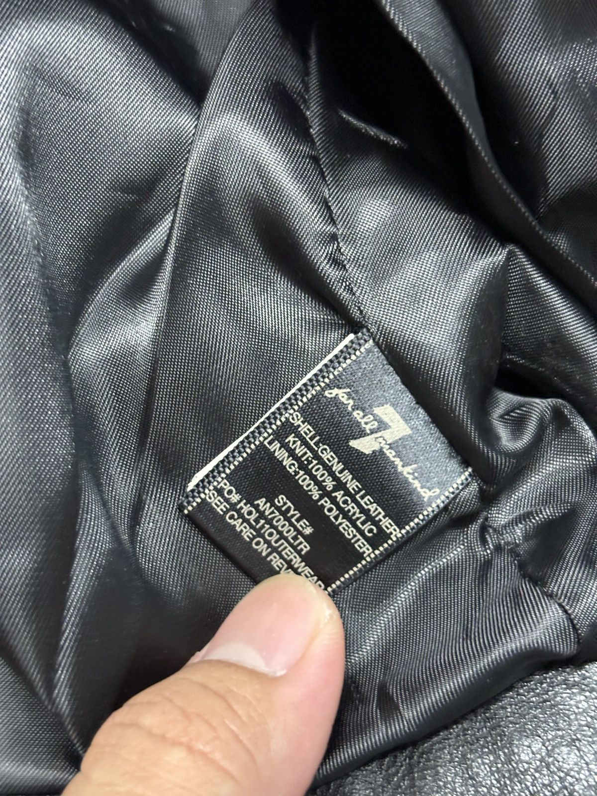 7 For All Mankind 7 for All Mankind Asymmetrical Leather Jacket Size XS / US 0-2 / IT 36-38 - 8 Thumbnail