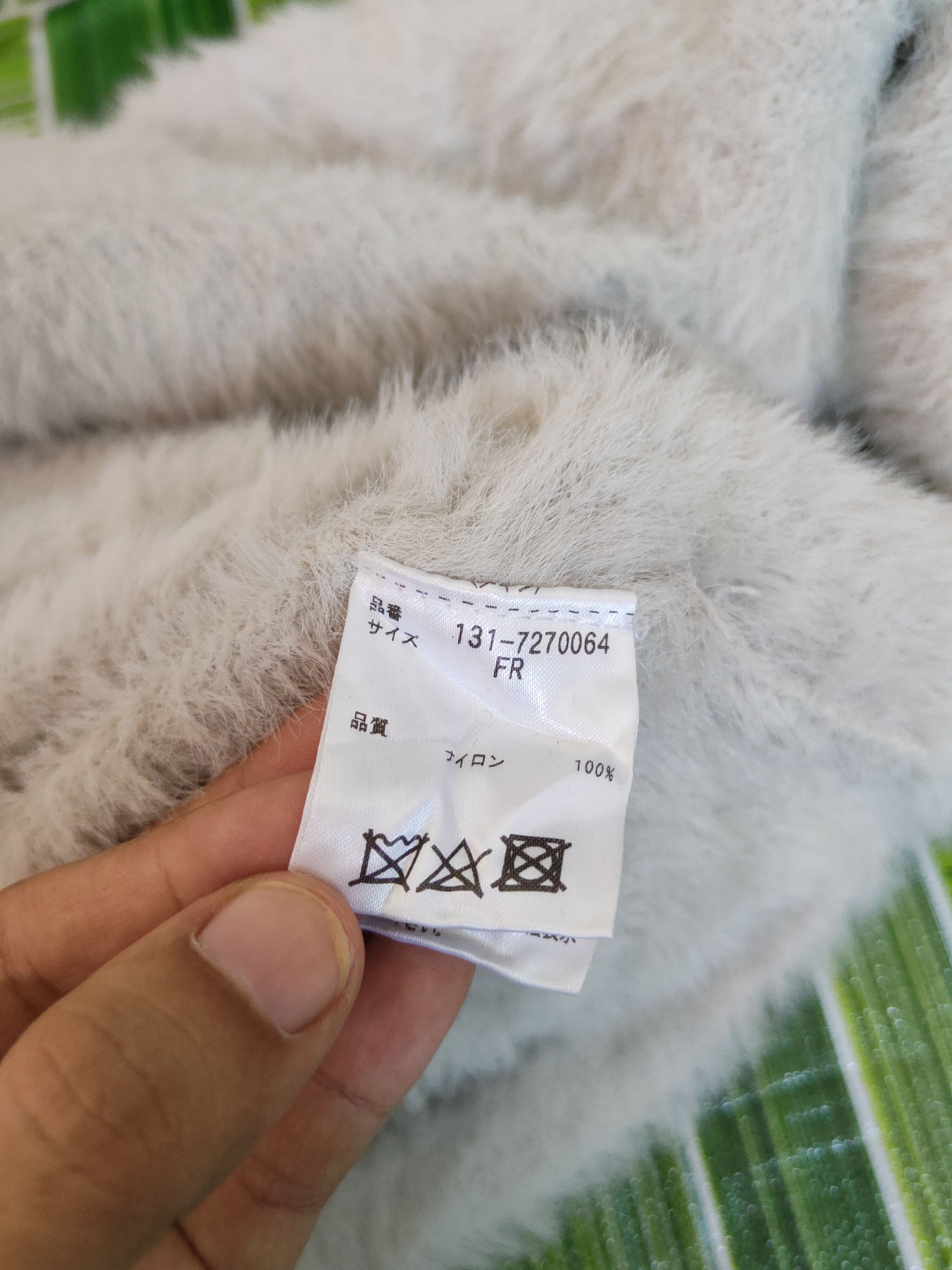 Japanese Brand Free's Mart Gray Shag Shaggy Fur Mohair Knitwear #S1924 Size S / US 4 / IT 40 - 11 Thumbnail