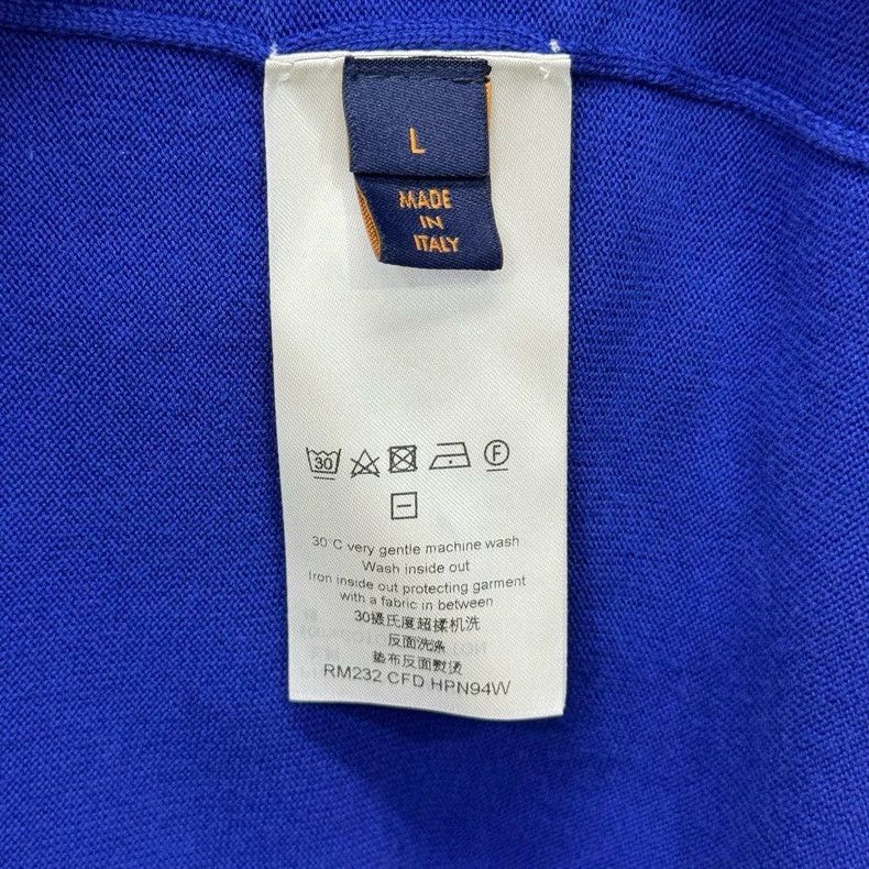 Louis Vuitton Louis Vuitton Graffiti Logo Knit Short Sleeve Shirt -2505 Size US L / EU 52-54 / 3 - 5 Thumbnail