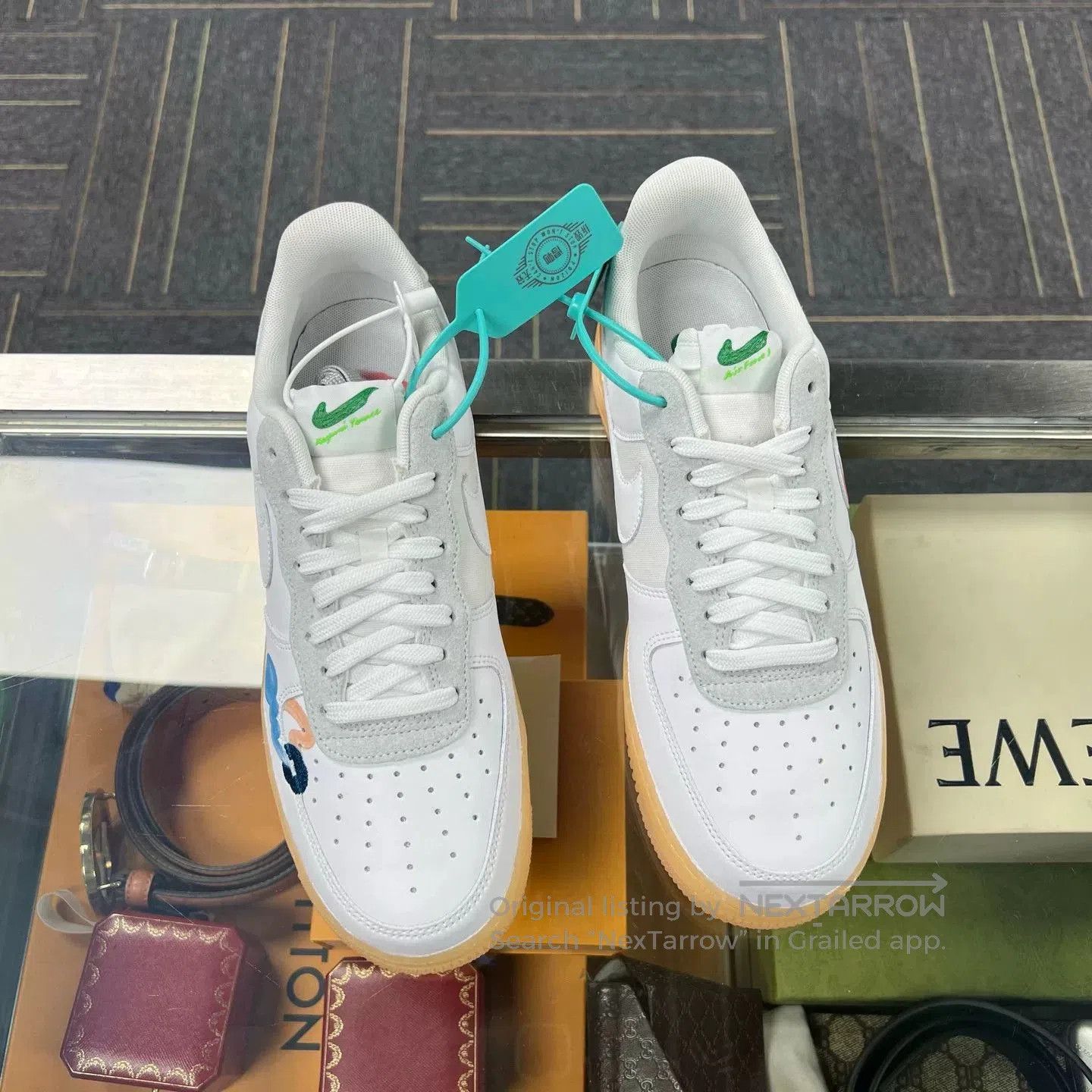 af1 x mayumi yamse graffiti sneakers.