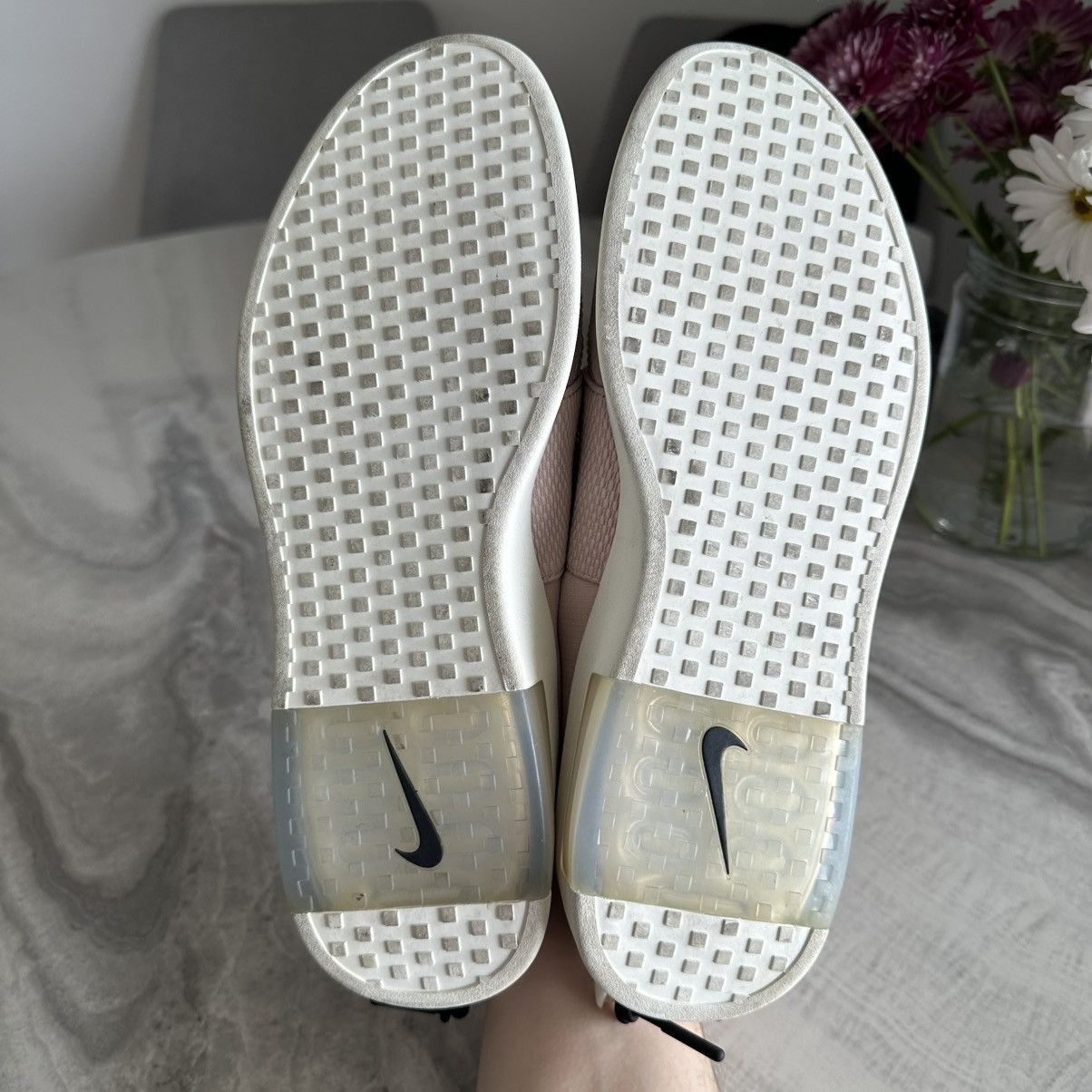Fear of God × Nike Nike Air Fear of God Particle Beige Moccasin Shoes Size US 8.5 / EU 41-42 - 12 Thumbnail