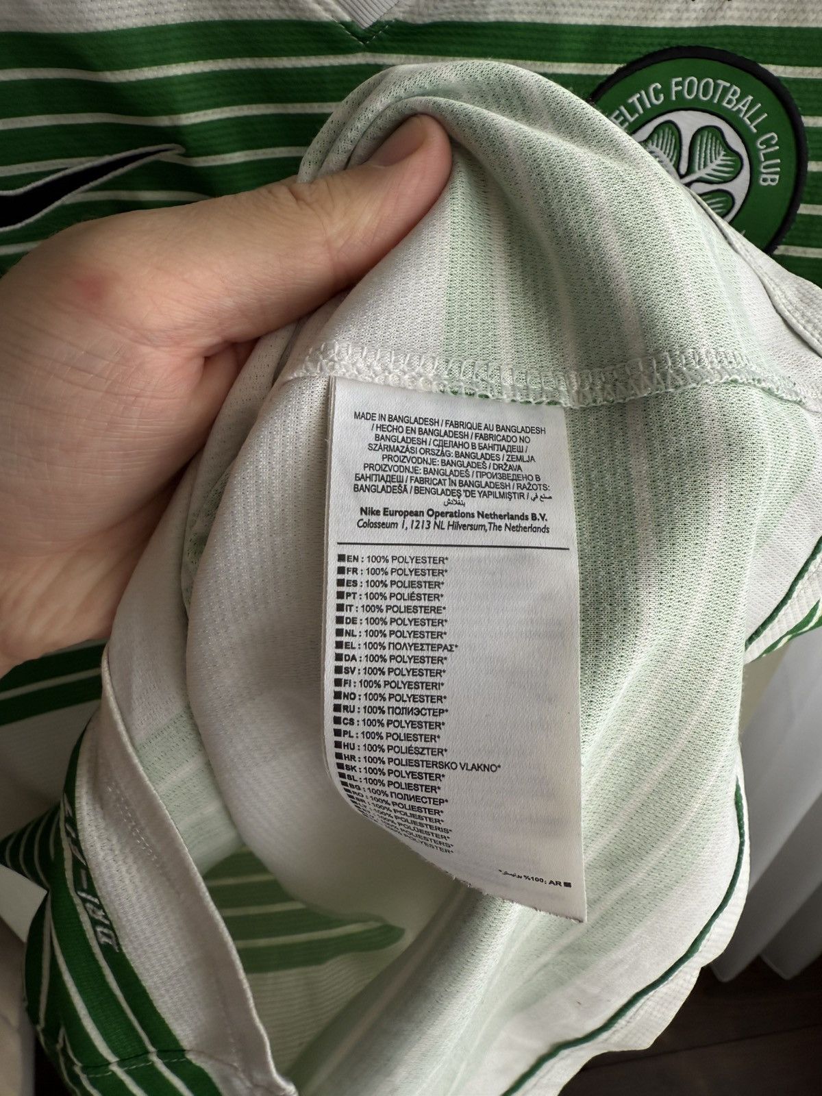 Nike VINTAGE NIKE FC CELTIC 2013/15 SOCCER JERSEY BLOKECORE Size US S / EU 44-46 / 1 - 4 Thumbnail