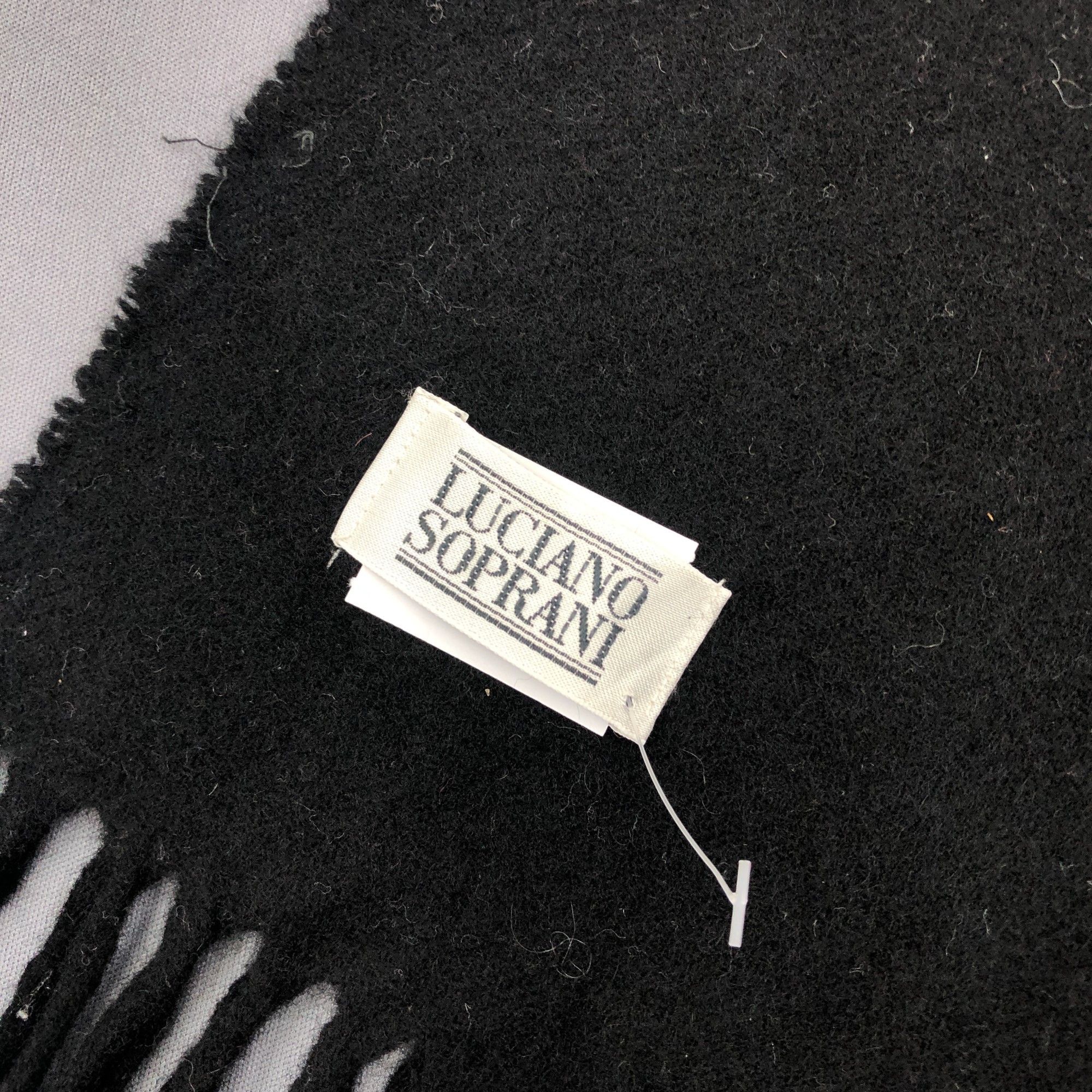 Japanese Brand Vintage Luciano Soprani Scarf Muffler Wool Winter Scarves Size ONE SIZE - 4 Thumbnail