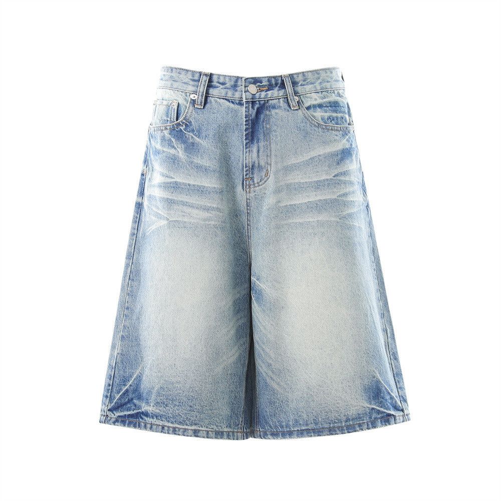 Japanese Brand Washed Ombré Casual Retro Distressed Denim Shorts Size US 32 / EU 48 - 1 Thumbnail