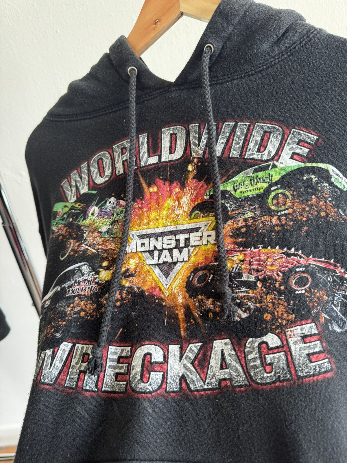 Vintage Vintage Monster Jam Hoodie Size US S / EU 44-46 / 1 - 2 Thumbnail