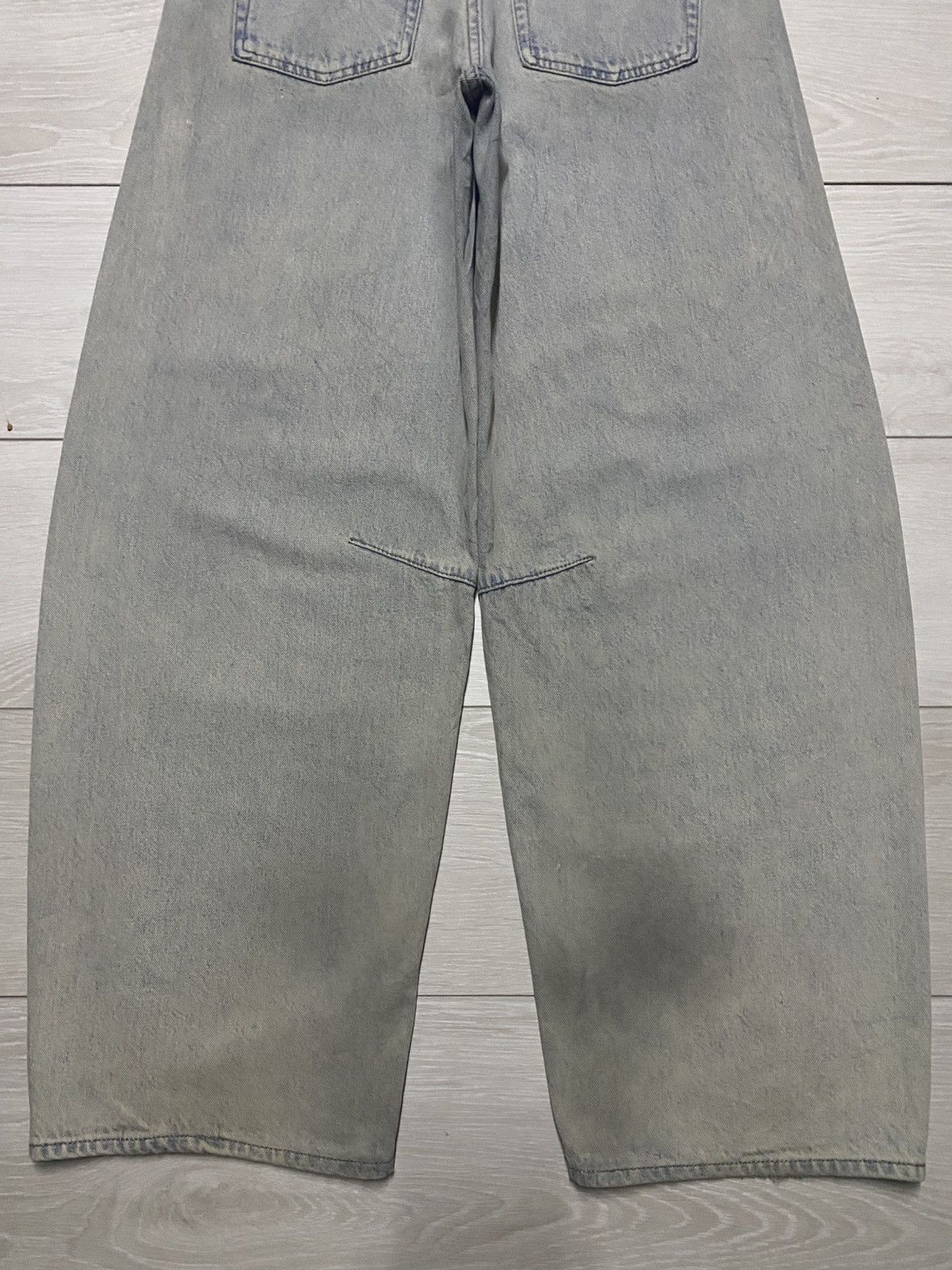 GU × Maison MIHARA YASUHIRO Vintage Gu Denim Mud Wash Super Baggy Jeans Size US 30 / EU 46 - 6 Thumbnail
