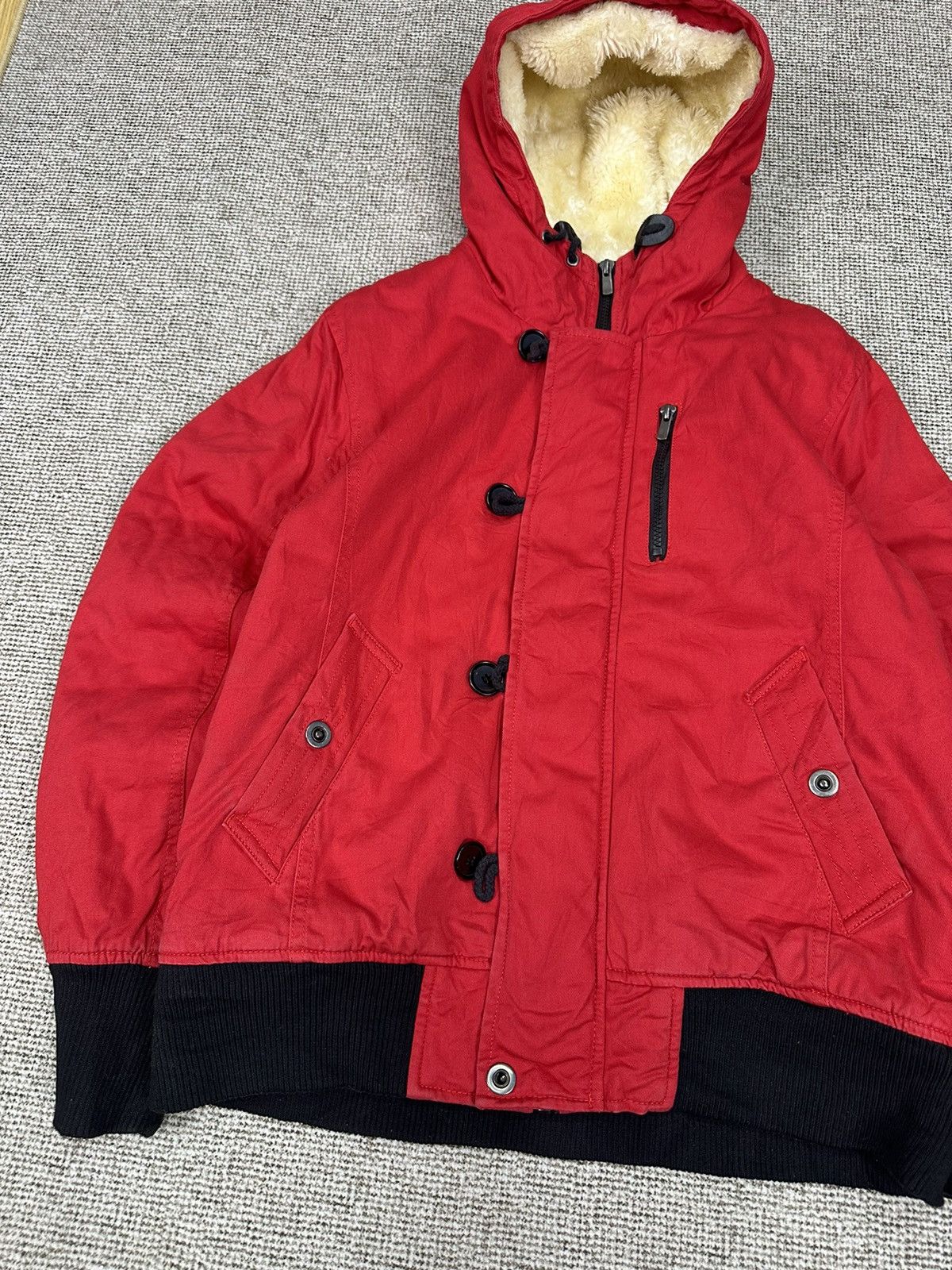 Japanese Brand Corona Fur Canvas Jacket Z269 Size US M / EU 48-50 / 2 - 2 Thumbnail