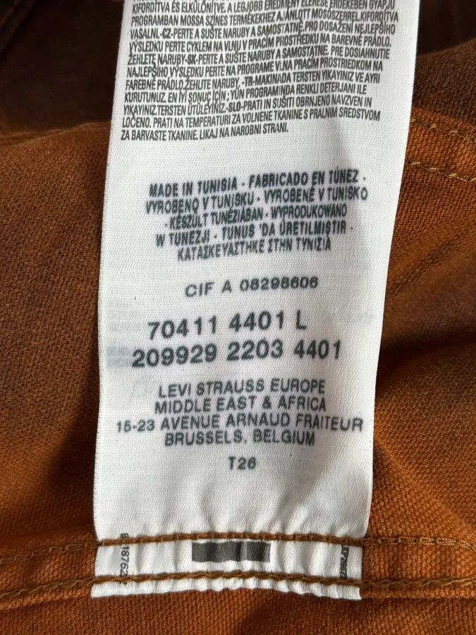 Levi's 1990s Levi’s Biker Waxed Brown Jacket Size US M / EU 48-50 / 2 - 12 Thumbnail