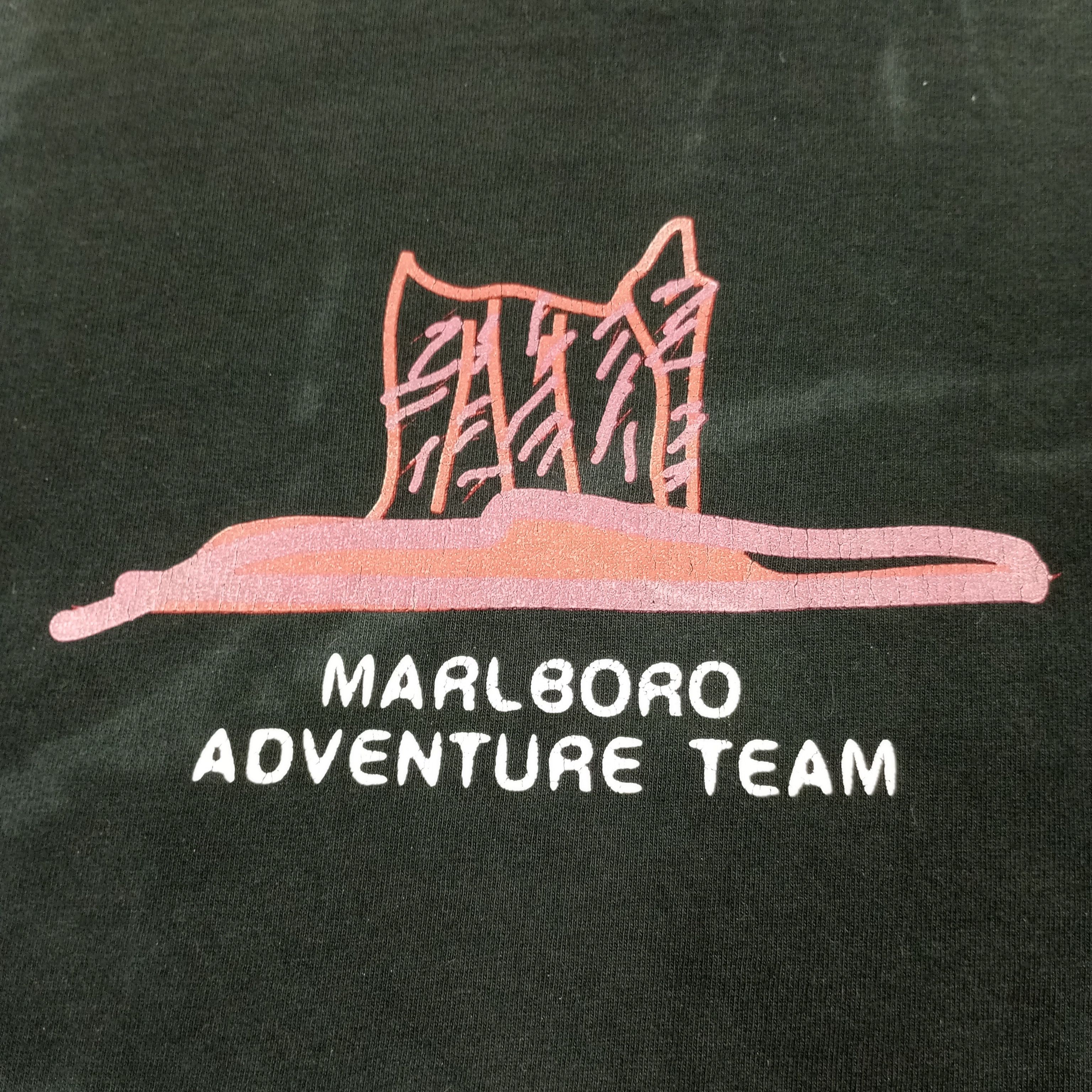 Marlboro × Vintage Marlboro Adventure Team Classic Brand Distressed Tshirt Size US L / EU 52-54 / 3 - 4 Thumbnail