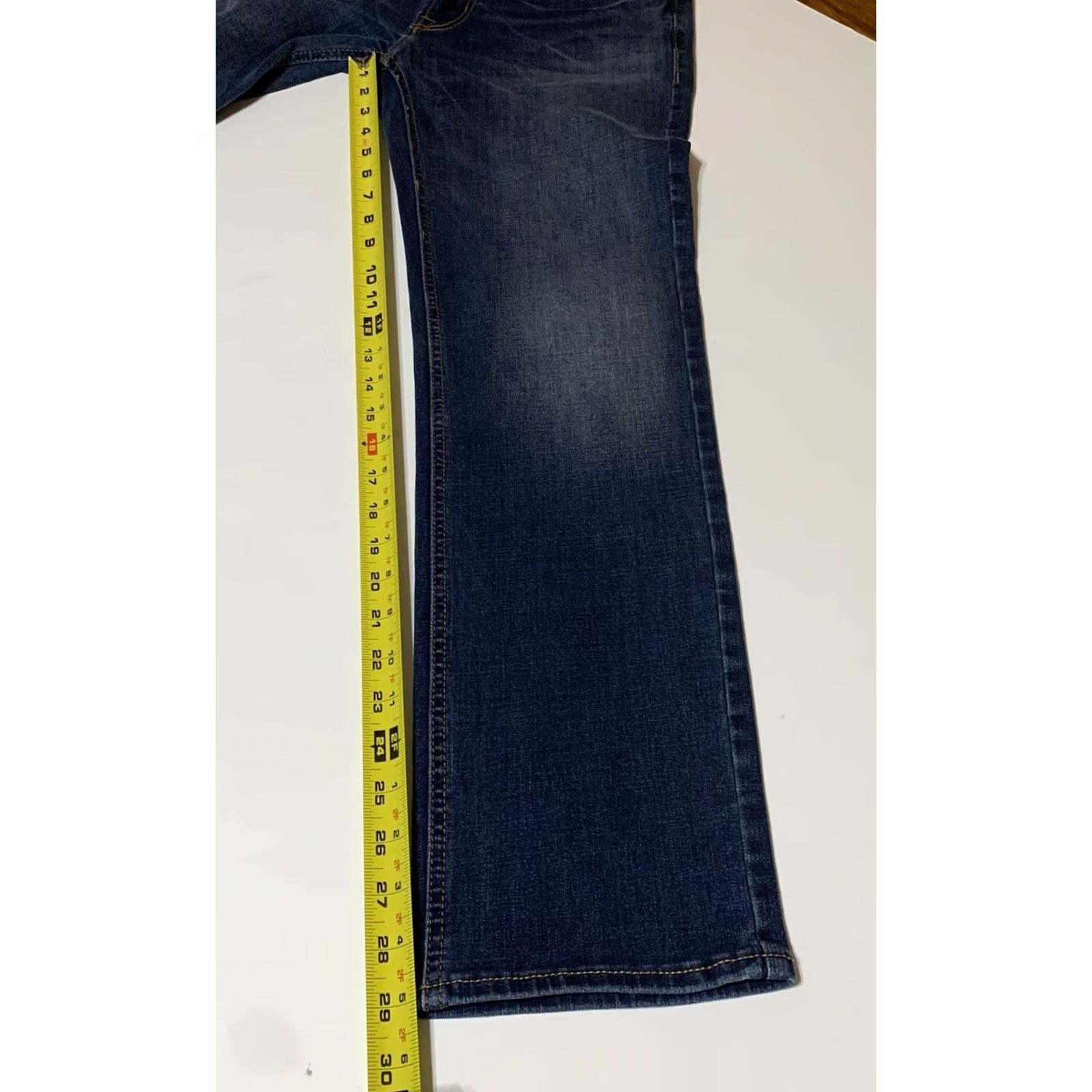 American Eagle Outfitters American Eagle Jeans Men 28x29 Slim Straight Leg Flex 4 360 Blue Denim Size US 28 / EU 44 - 5 Thumbnail