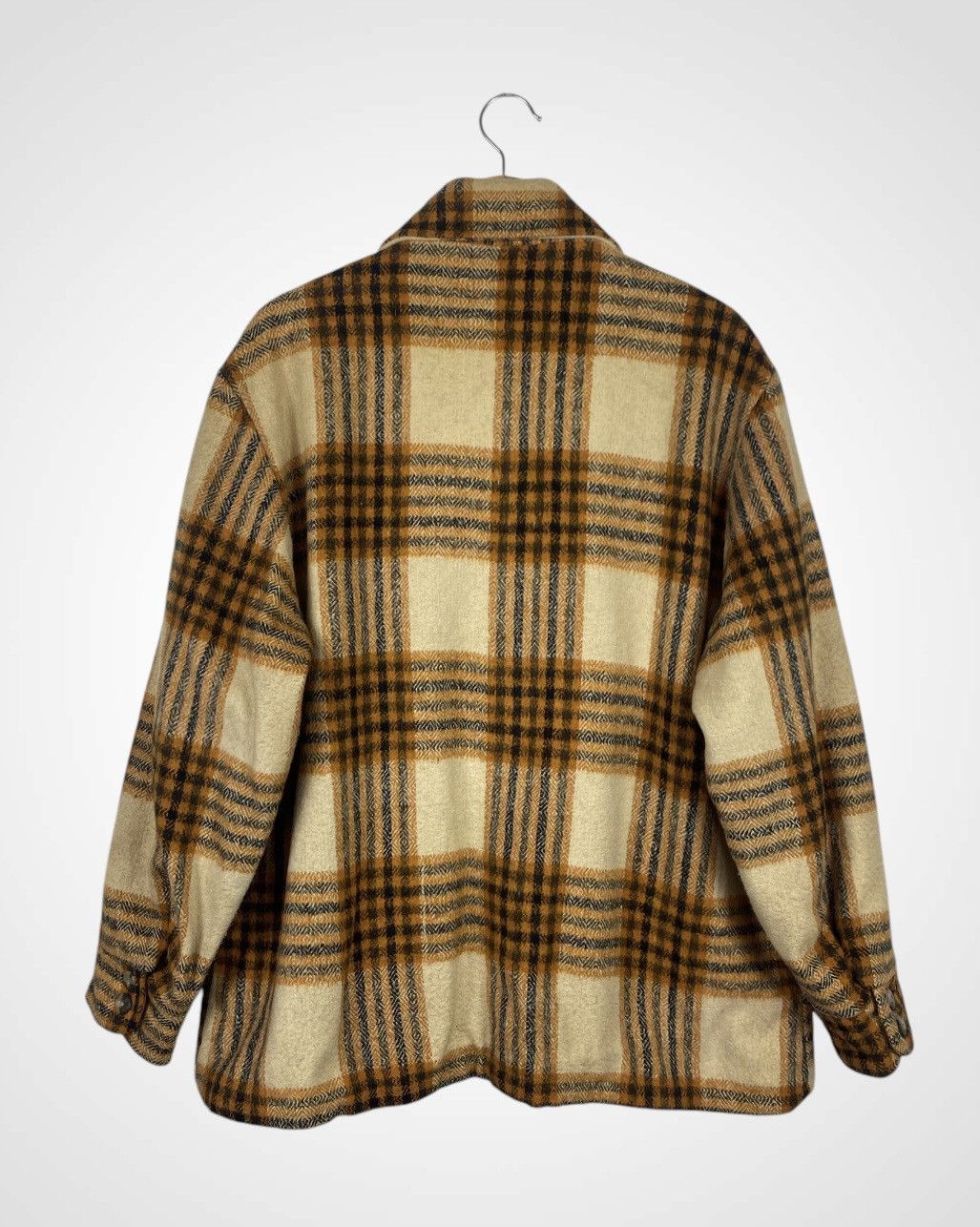 Towncraft Vintage 90s Towncraft Button Up Wool Jacket Size US L / EU 52-54 / 3 - 2 Thumbnail