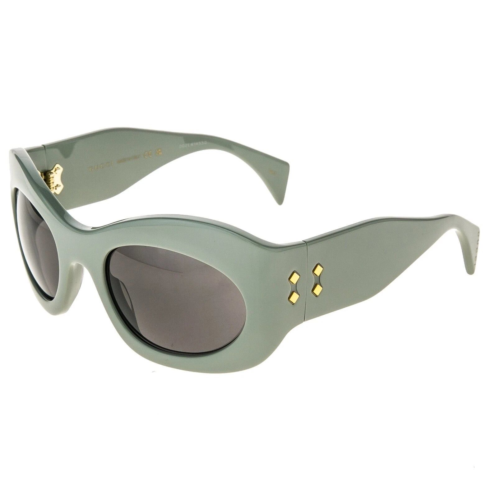 Gucci GUCCI 1463 Sage Green Bold Oversized Gg1463S 004 Sunglasses Size ONE SIZE - 5 Thumbnail