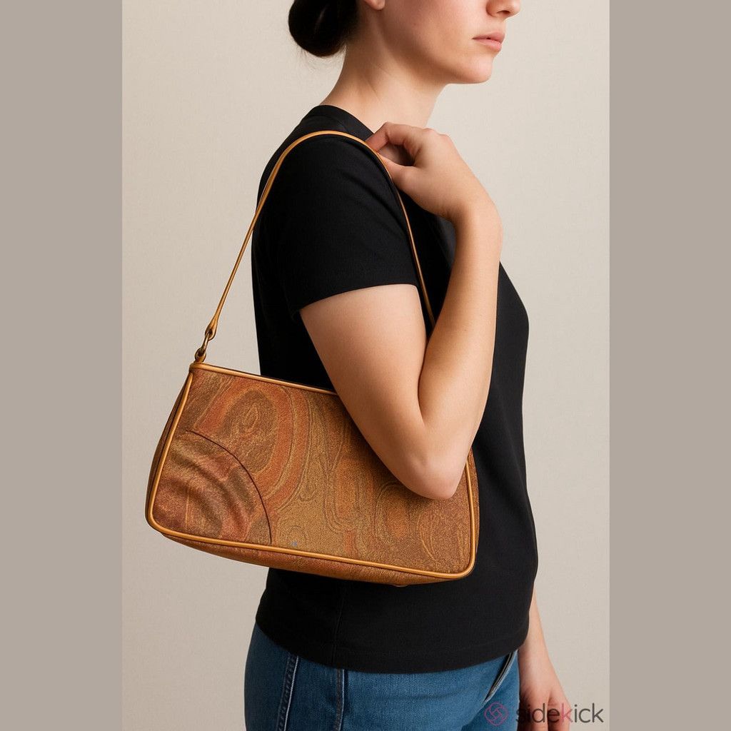 Etro ETRO small Paisley leather shoulder bag Size ONE SIZE - 2 Thumbnail
