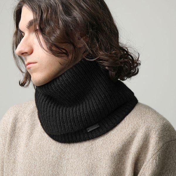 Saint Laurent Paris oc11z1225 Size: OS / knit folded Collar in Alpaca and Wool Size ONE SIZE - 1 Thumbnail