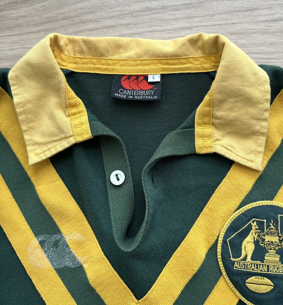 Canterbury of New Zealand × Vintage Australia Canterbury Vintage Rugby Shirt Men's Size L Size US L / EU 52-54 / 3 - 4 Thumbnail