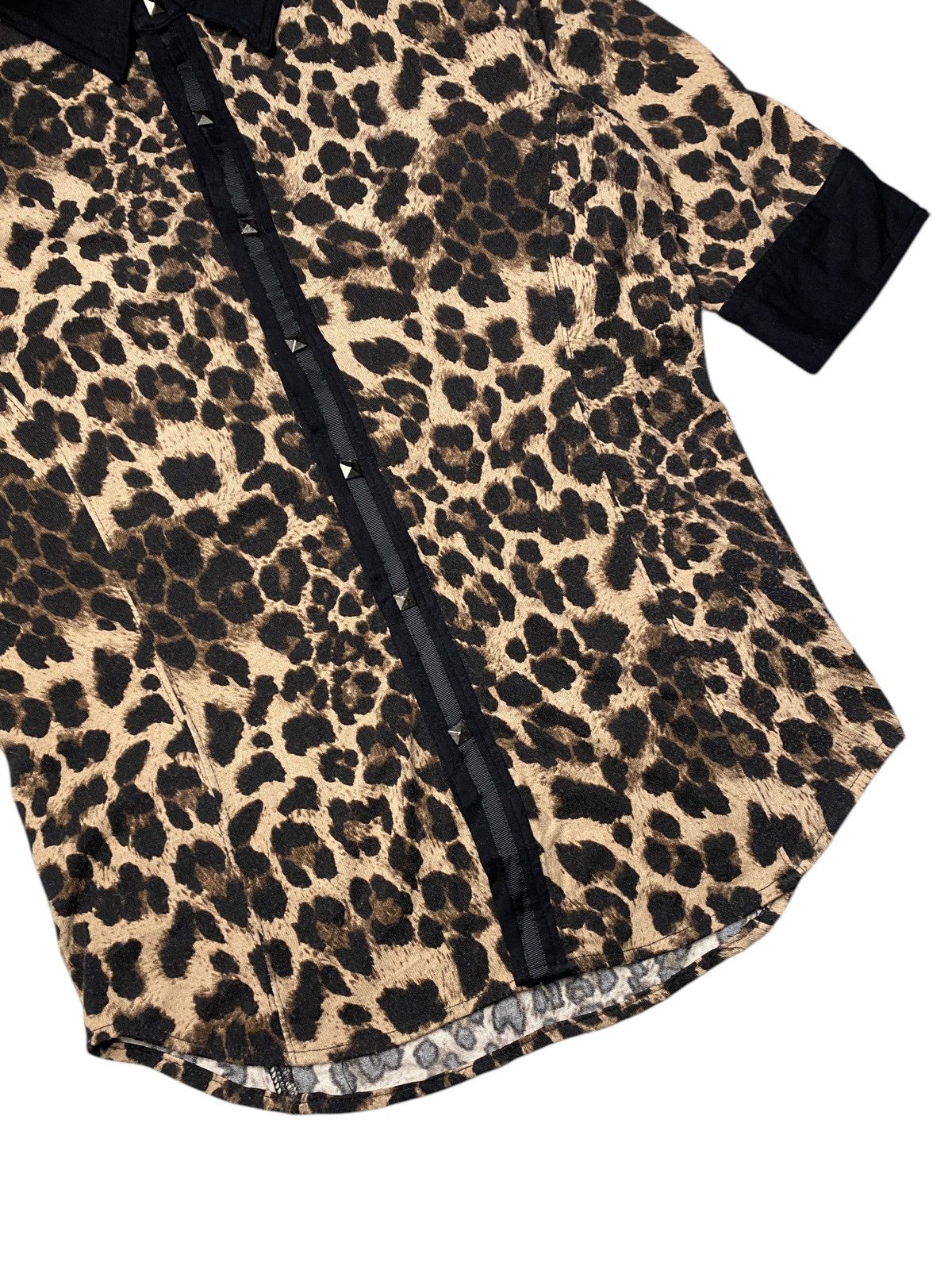 Hysteric Glamour 2000's Roshell Leopard Pattern Skull Shirts Size US M / EU 48-50 / 2 - 6 Thumbnail