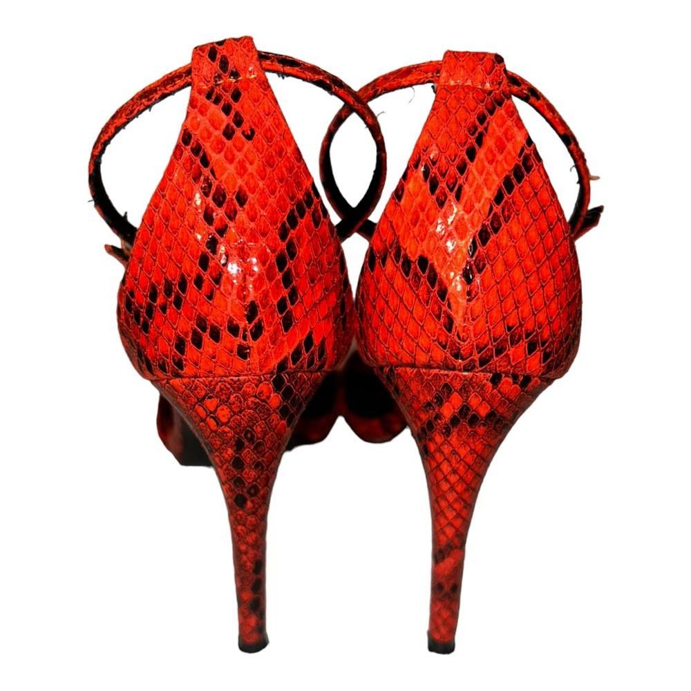 Steve Madden Steve Madden l Stecy Orange Snakeskin Heels 6.5 Size US 6.5 / IT 36.5 - 4 Thumbnail