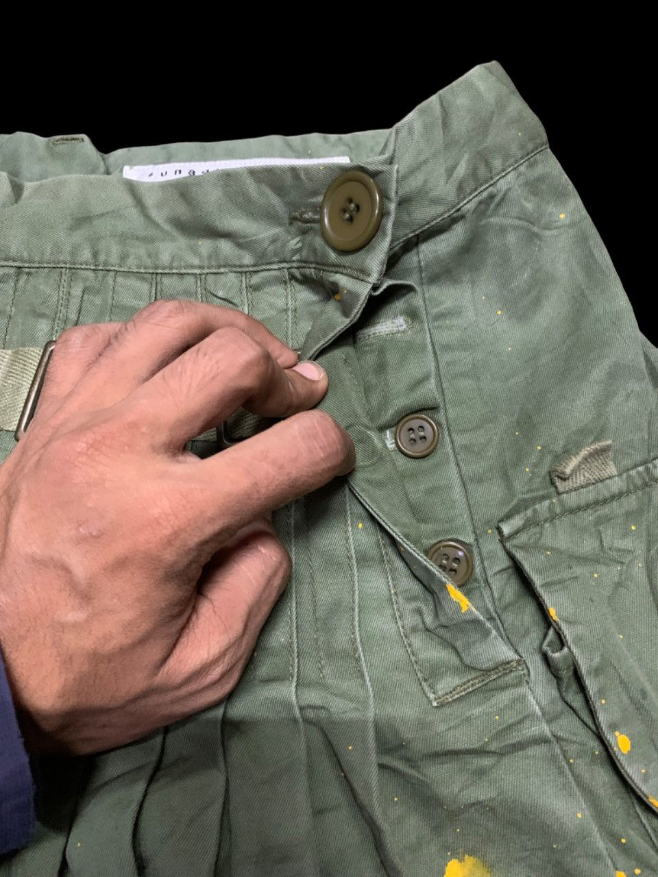 Issey Miyake 🔥RARE🔥SUNAOKUWAHARA BY ISSEY MIYAKE TACTICAL SHORT PANT Size US 30 / EU 46 - 8 Thumbnail