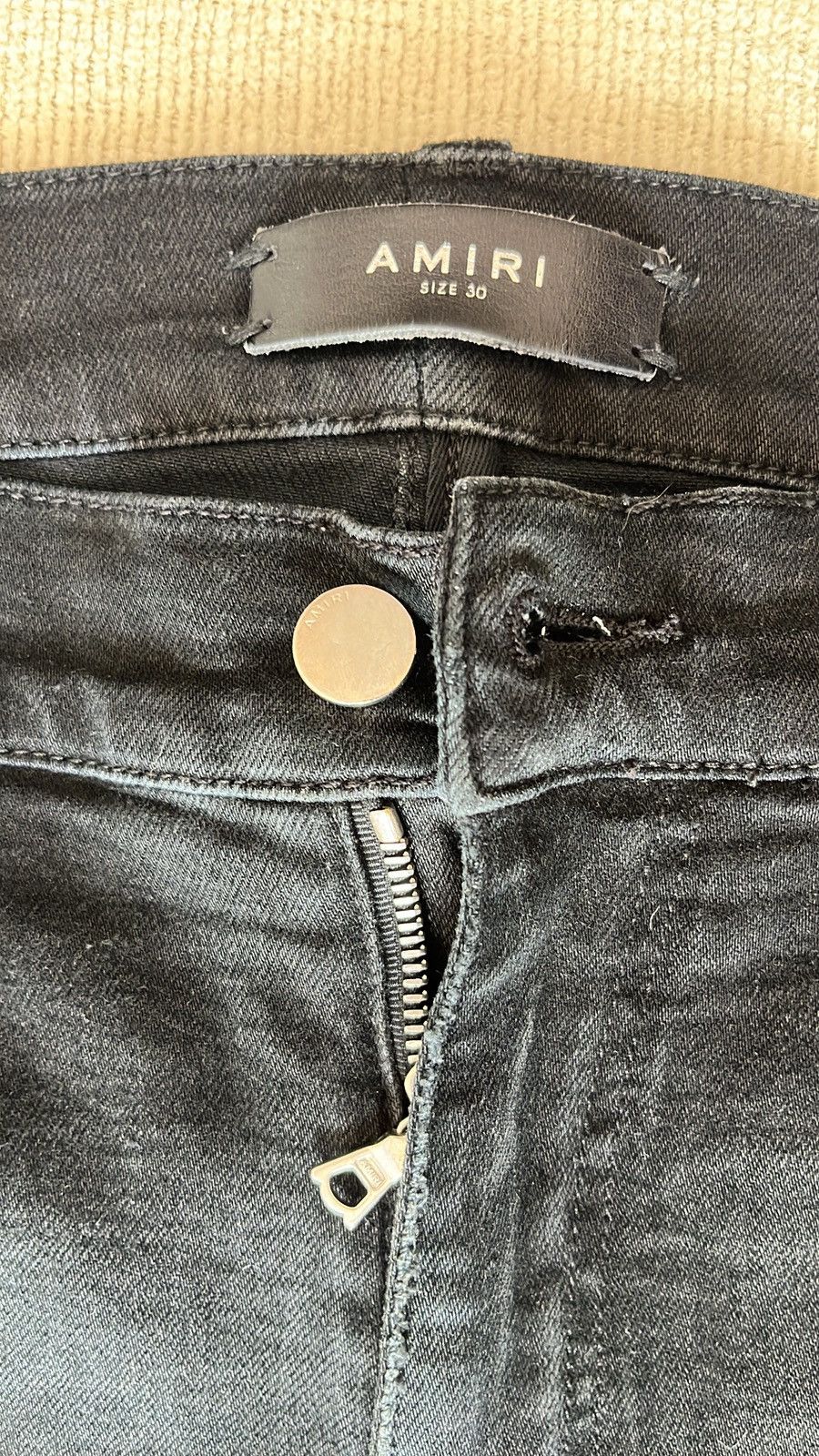 Amiri Amiri rare mx-1 black cashew flower Size US 30 / EU 46 - 5 Thumbnail