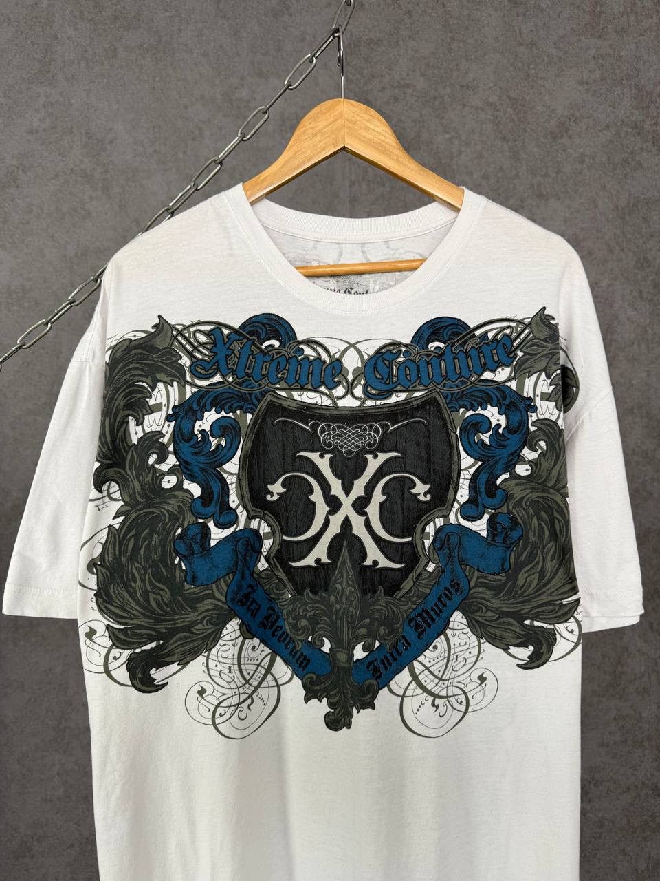 Affliction Xtreme Couture made in USA skulls tee Size US XXL / EU 58 / 5 - 4 Thumbnail