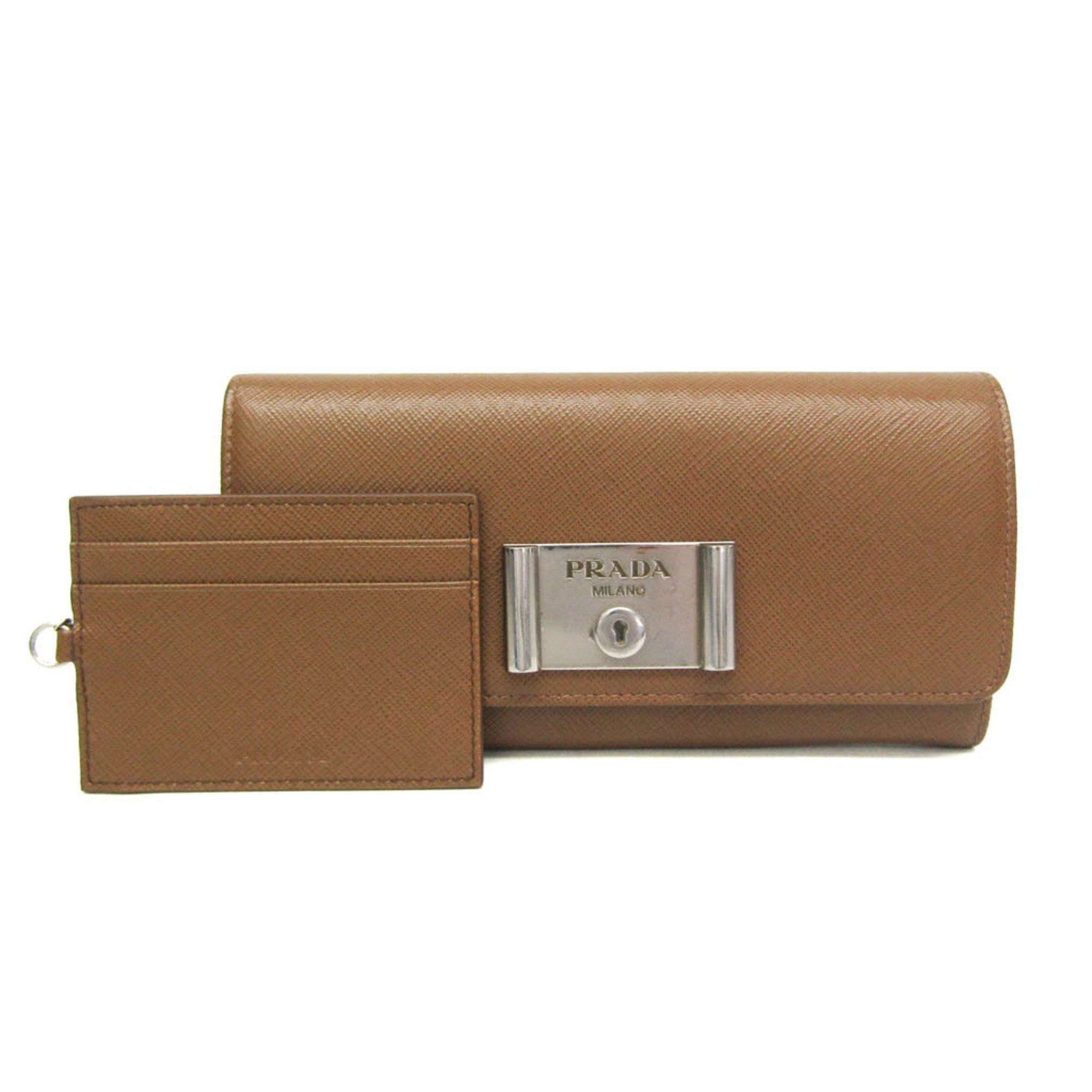 Prada Camel Leather Wallet (Pre-Owned) Size ONE SIZE - 1 Thumbnail