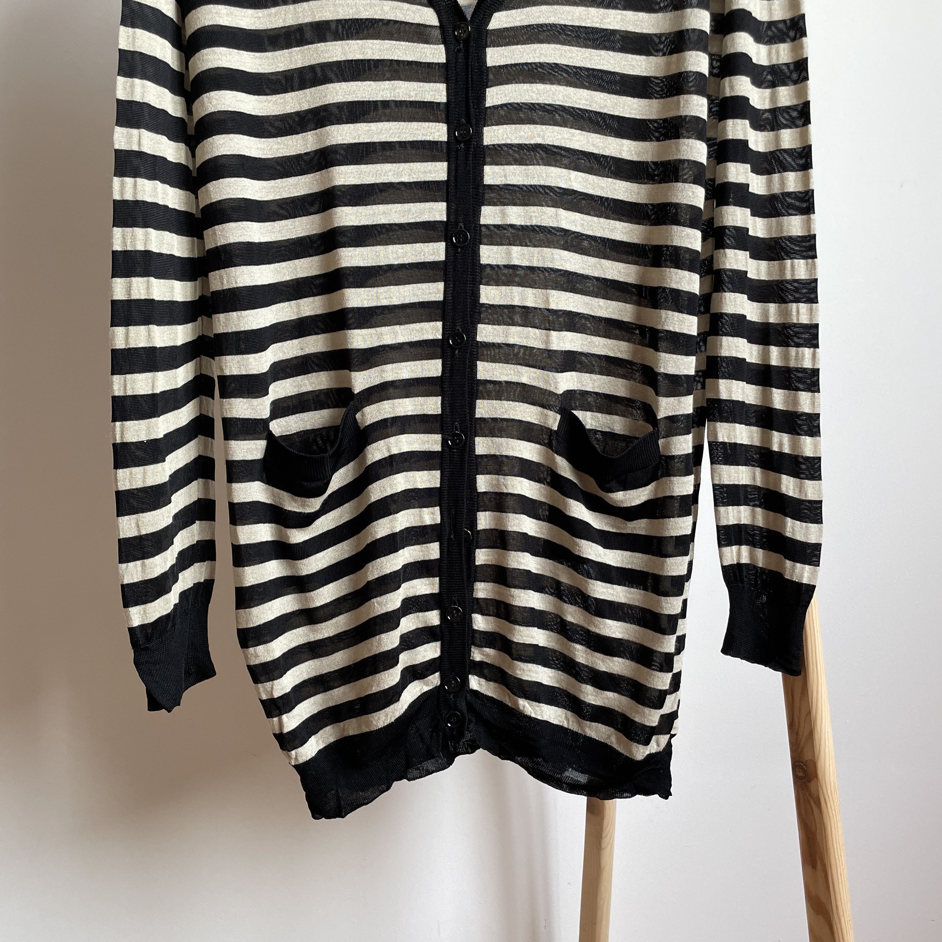 Dolce & Gabbana Dolce & Gabbana Womens Striped Cardigan Size IT 44 Size M / US 6-8 / IT 42-44 - 4 Thumbnail