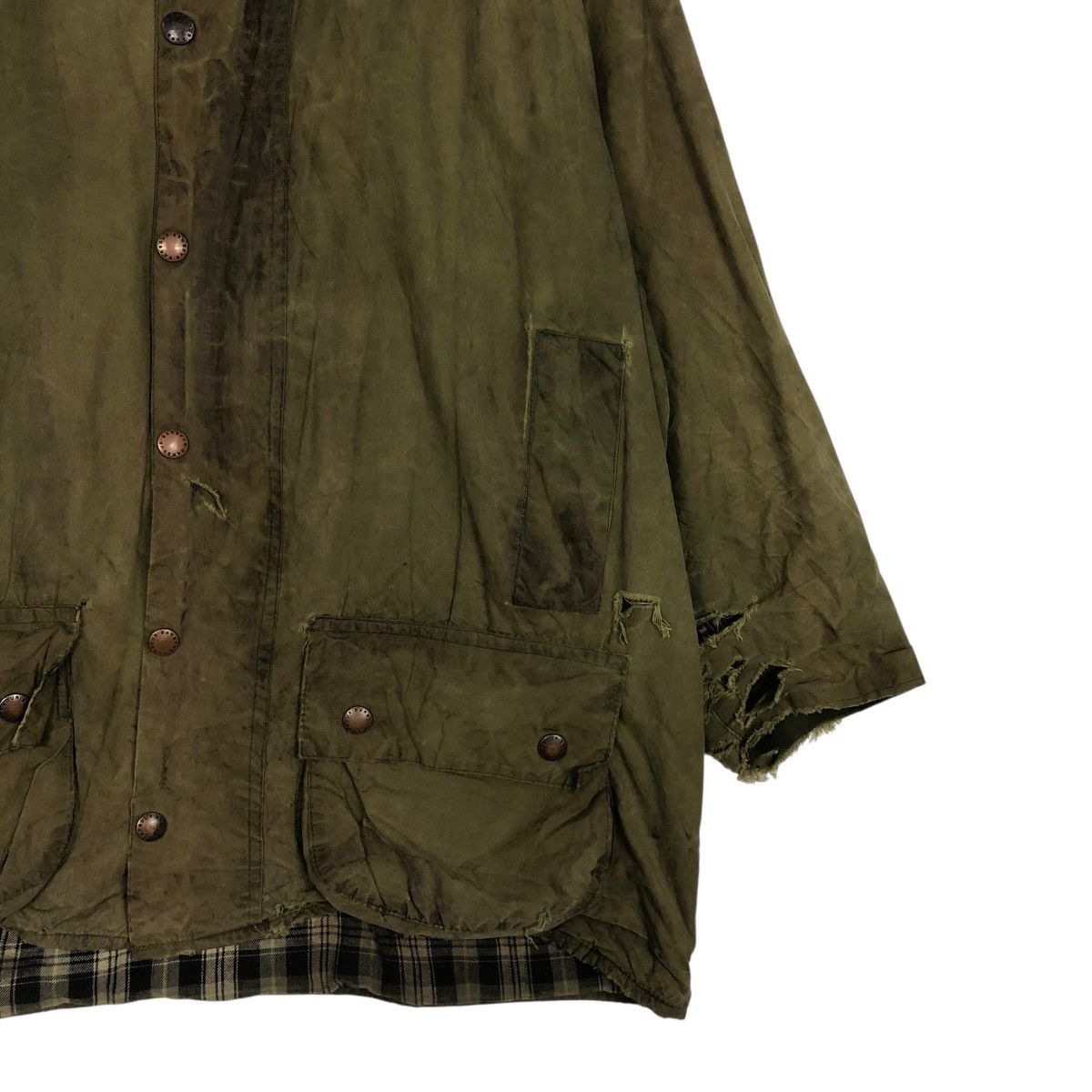 Barbour 🔥VINTAGE WAX JACKET SURVIVAL BARBOUR ENGLAND BLANKET Size US M / EU 48-50 / 2 - 8 Thumbnail