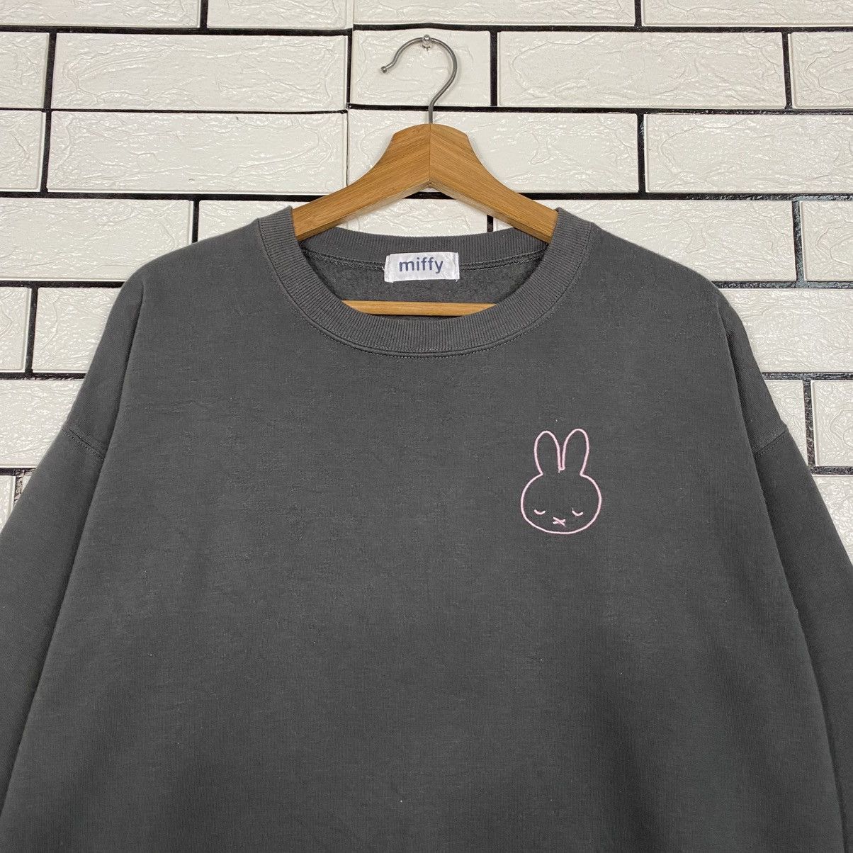 Japanese Brand 📌Vintage Sweatshirt Miffy Big Logo Size US L / EU 52-54 / 3 - 4 Thumbnail