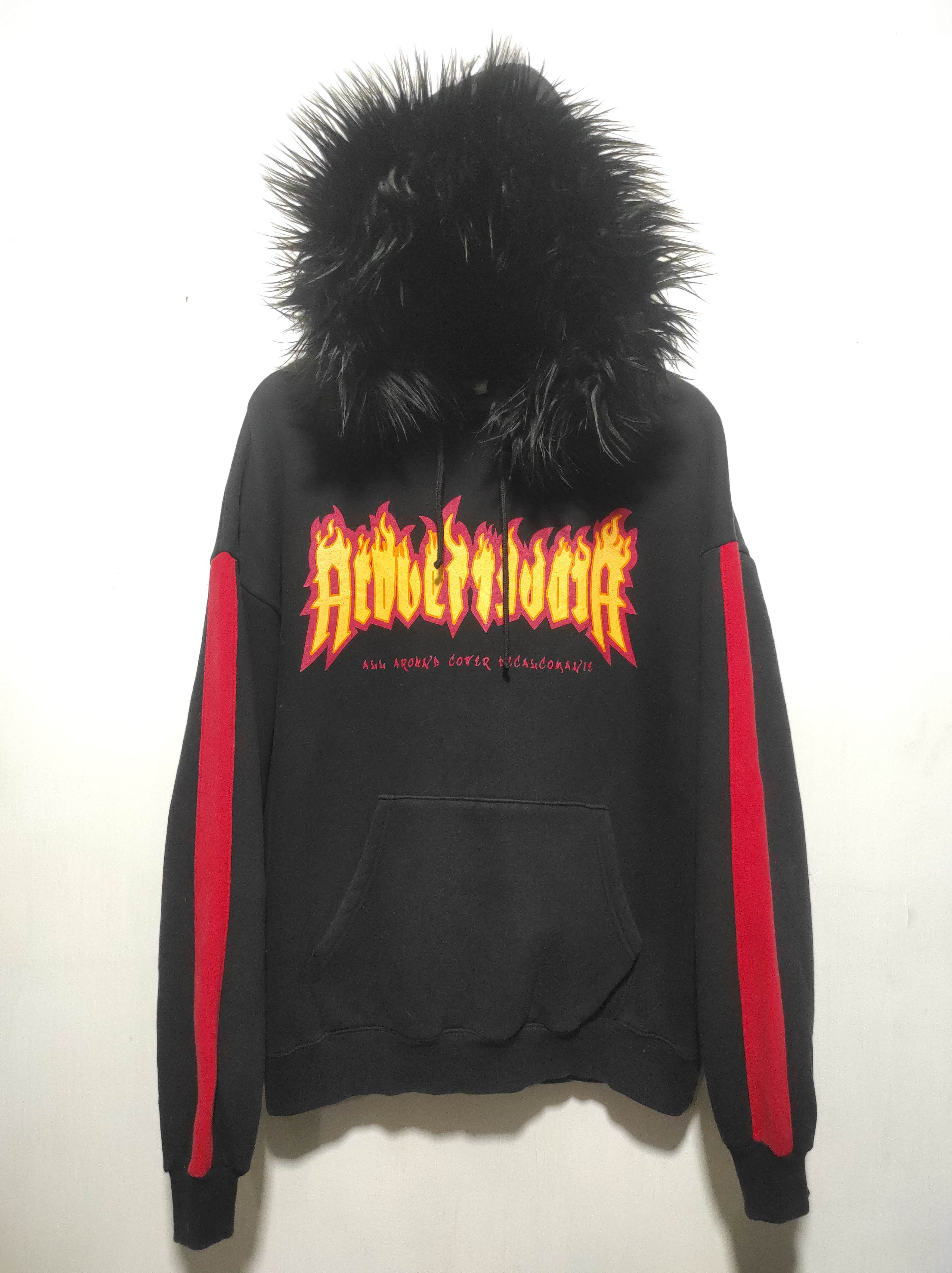 Hysteric Glamour Acover Fire Oversized Fur Hoodie IfSixWasNine LGB style Size US M / EU 48-50 / 2 - 2 Thumbnail