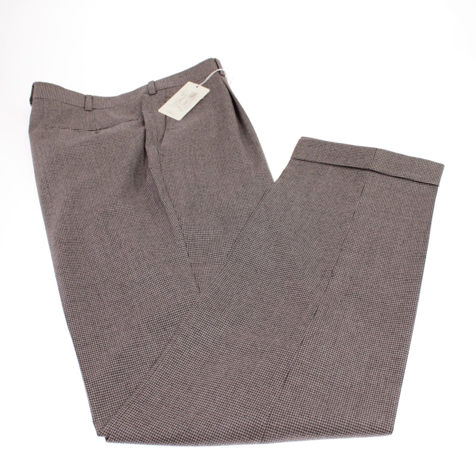 Belvest Belvest New with tags Dress Pants Size 34 US In Brown Size US 34 / EU 50 - 2 Thumbnail
