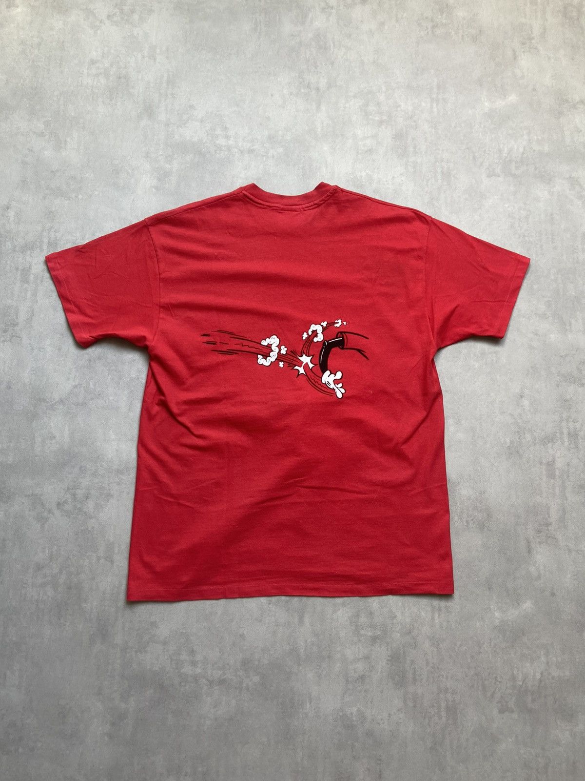 Band Tees 90’s vintage og nervous records new york red tee made in usa Size US XL / EU 56 / 4 - 10 Thumbnail