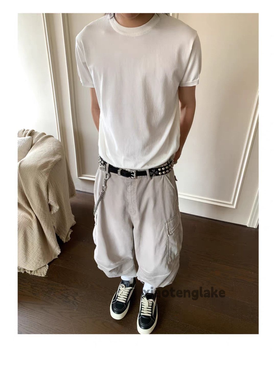 Designer × Japanese Brand × Vintage Unisex utility loose baggy hiphop yuppie cargo shorts Size US 30 / EU 46 - 4 Thumbnail