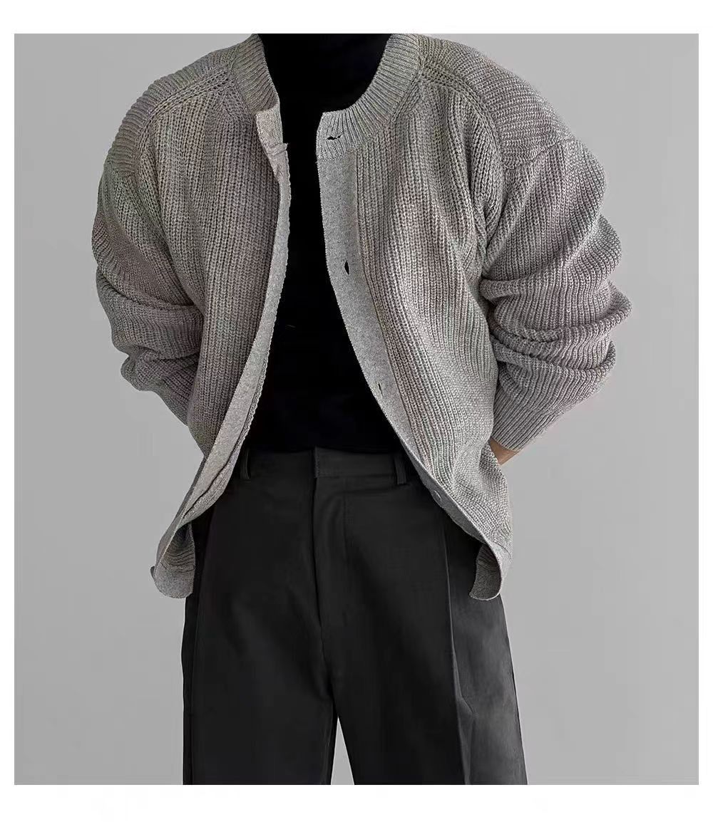 Japanese Brand Vintage Gray Buttoned Casual Sweater Knit Jacket Size US M / EU 48-50 / 2 - 4 Thumbnail
