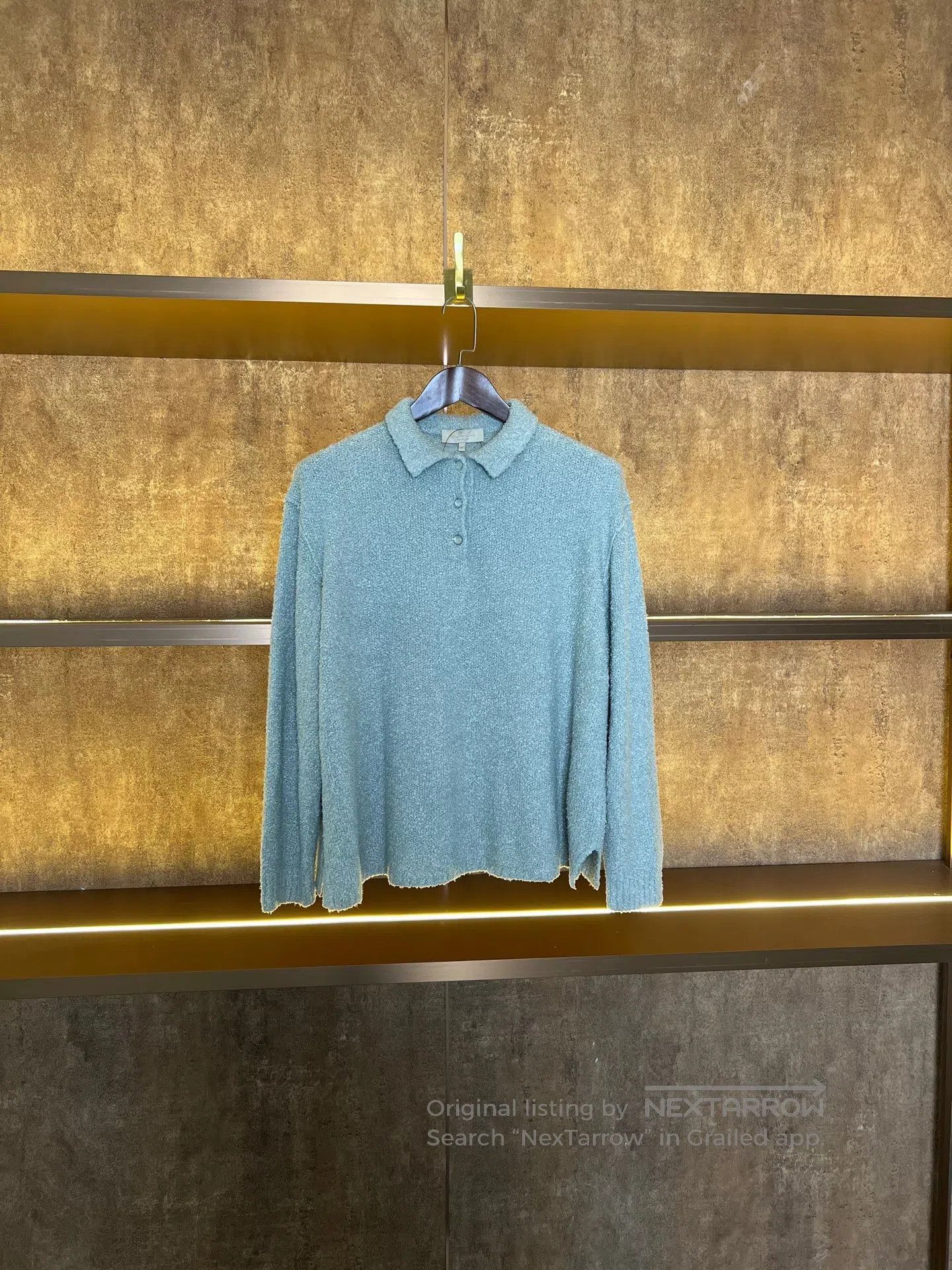 Loro Piana LORO PIANA Cocooning Mulberry Silk Knitted Polo| Size US M / EU 48-50 / 2 - 1 Thumbnail