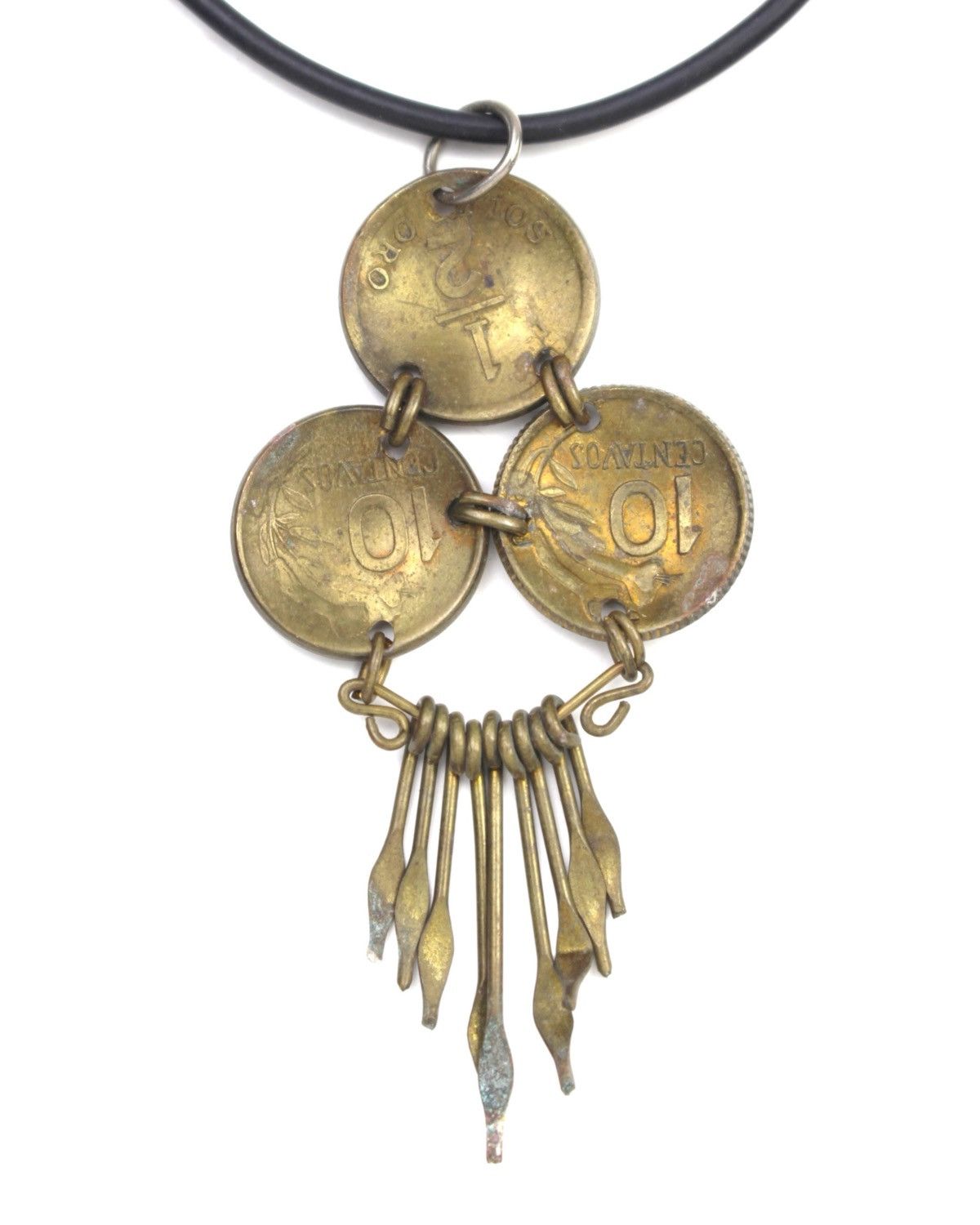 If Six Was Nine 2000S JAPANESE MADE BRASS COIN AMULET NECKLACE Size ONE SIZE - 3 Thumbnail
