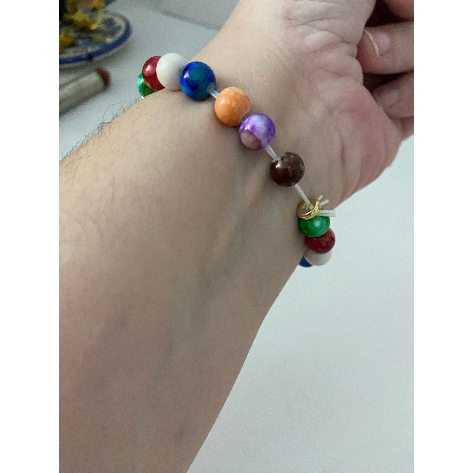 Other Rainbow bead bracelet Size ONE SIZE - 2 Thumbnail