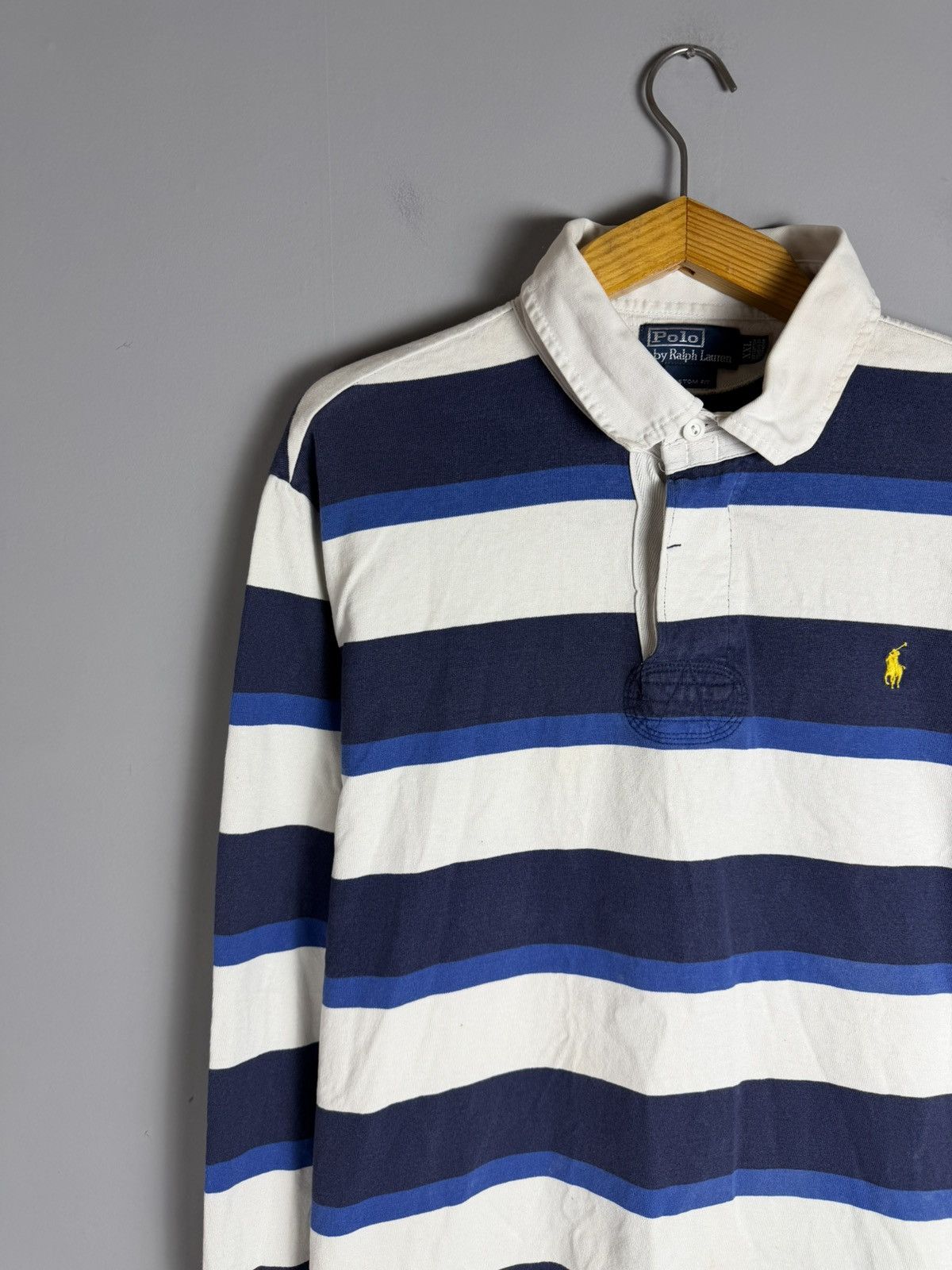 Polo Ralph Lauren Vintage Polo Ralph Lauren rugby long sleeve Size US XXL / EU 58 / 5 - 2 Thumbnail