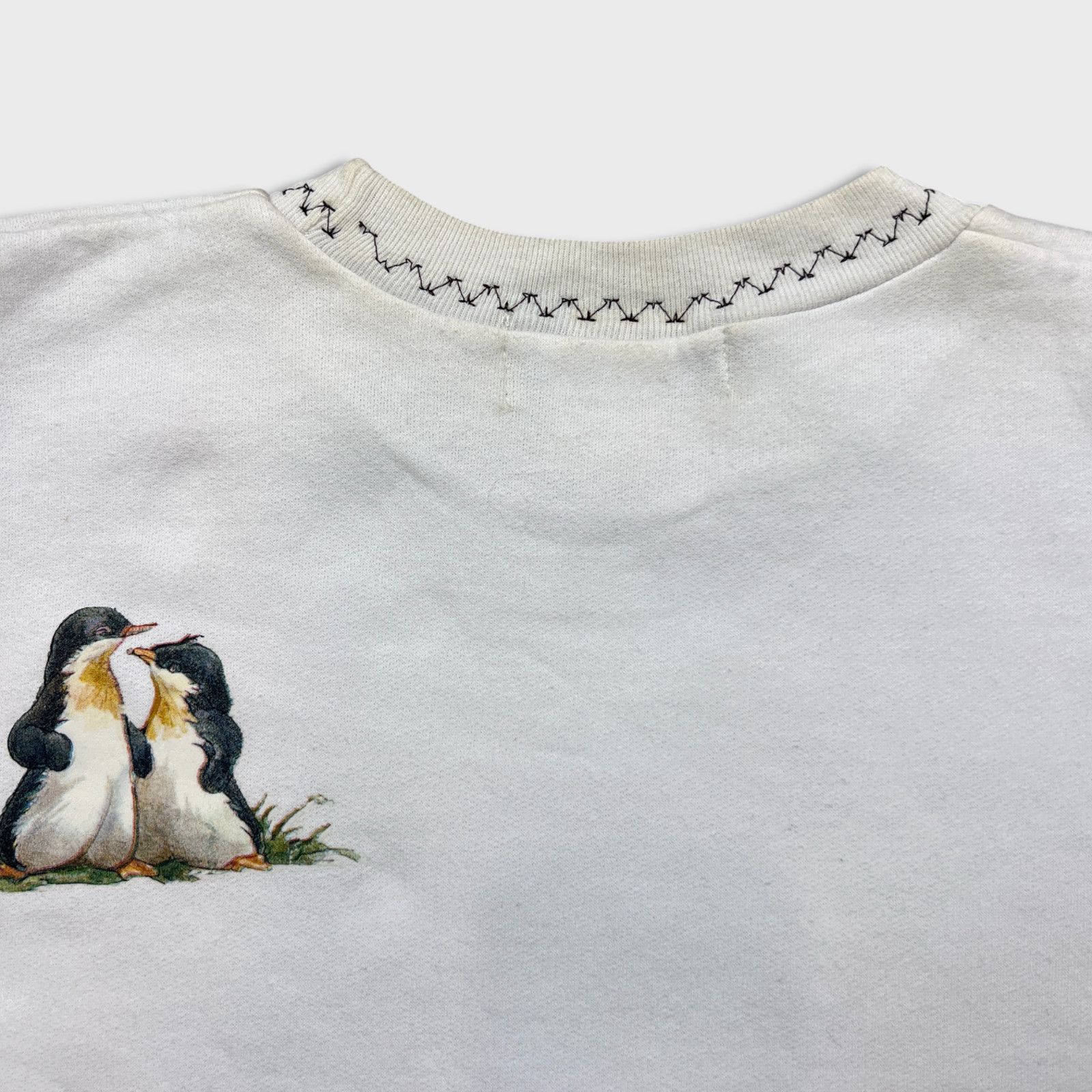 Vintage Vintage Noah's Ark Sweatshirt Small Graphic 90s Pullover Size US S / EU 44-46 / 1 - 12 Thumbnail